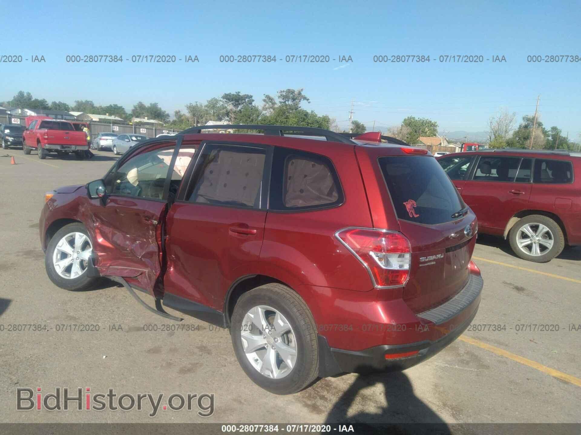 2016 SUBARU FORESTER - VIN: JF2SJAFC8GH459030 - Фото 3