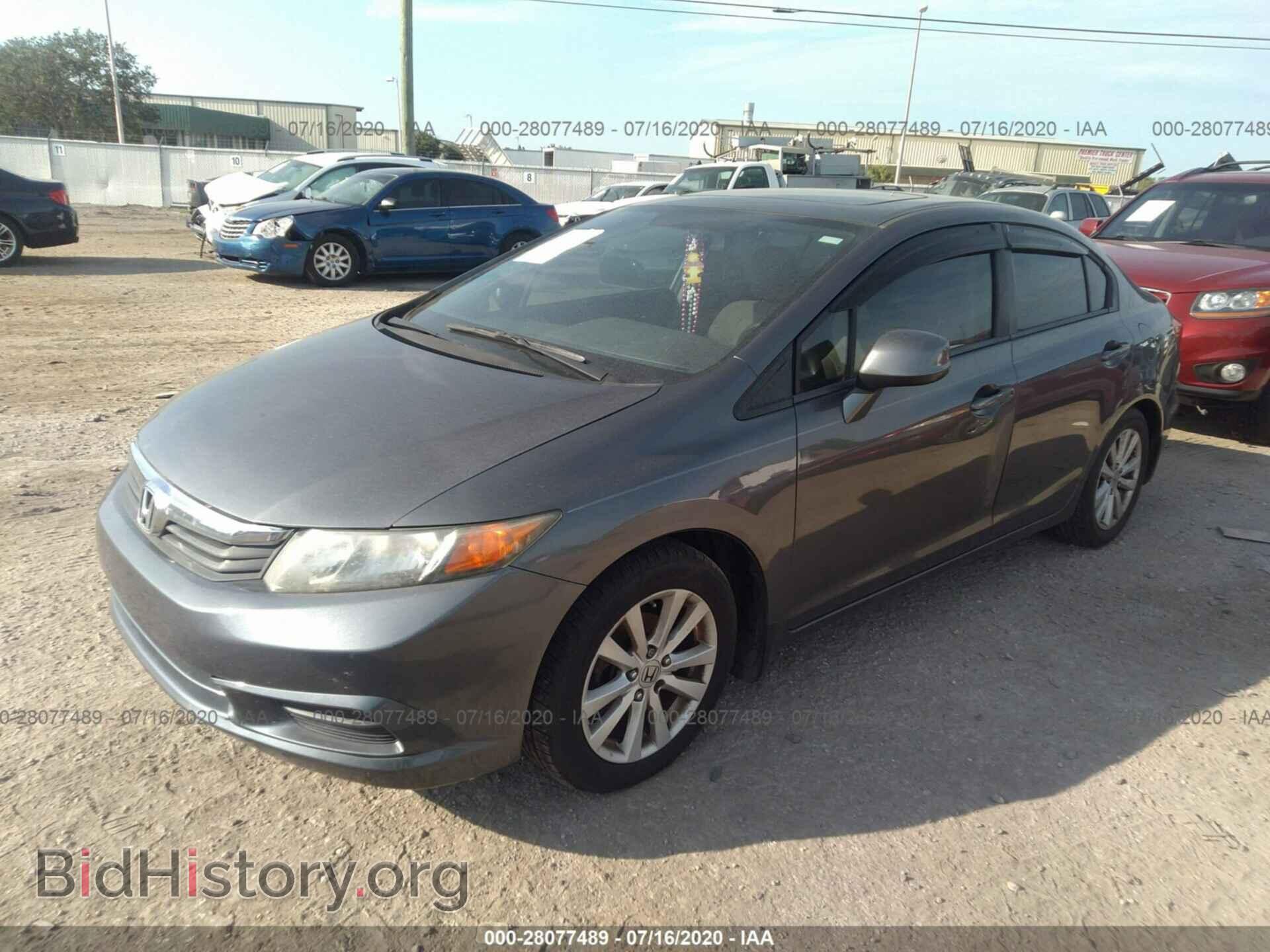 2012 HONDA CIVIC SDN - VIN: 2HGFB2F87CH334492 - Фото 2