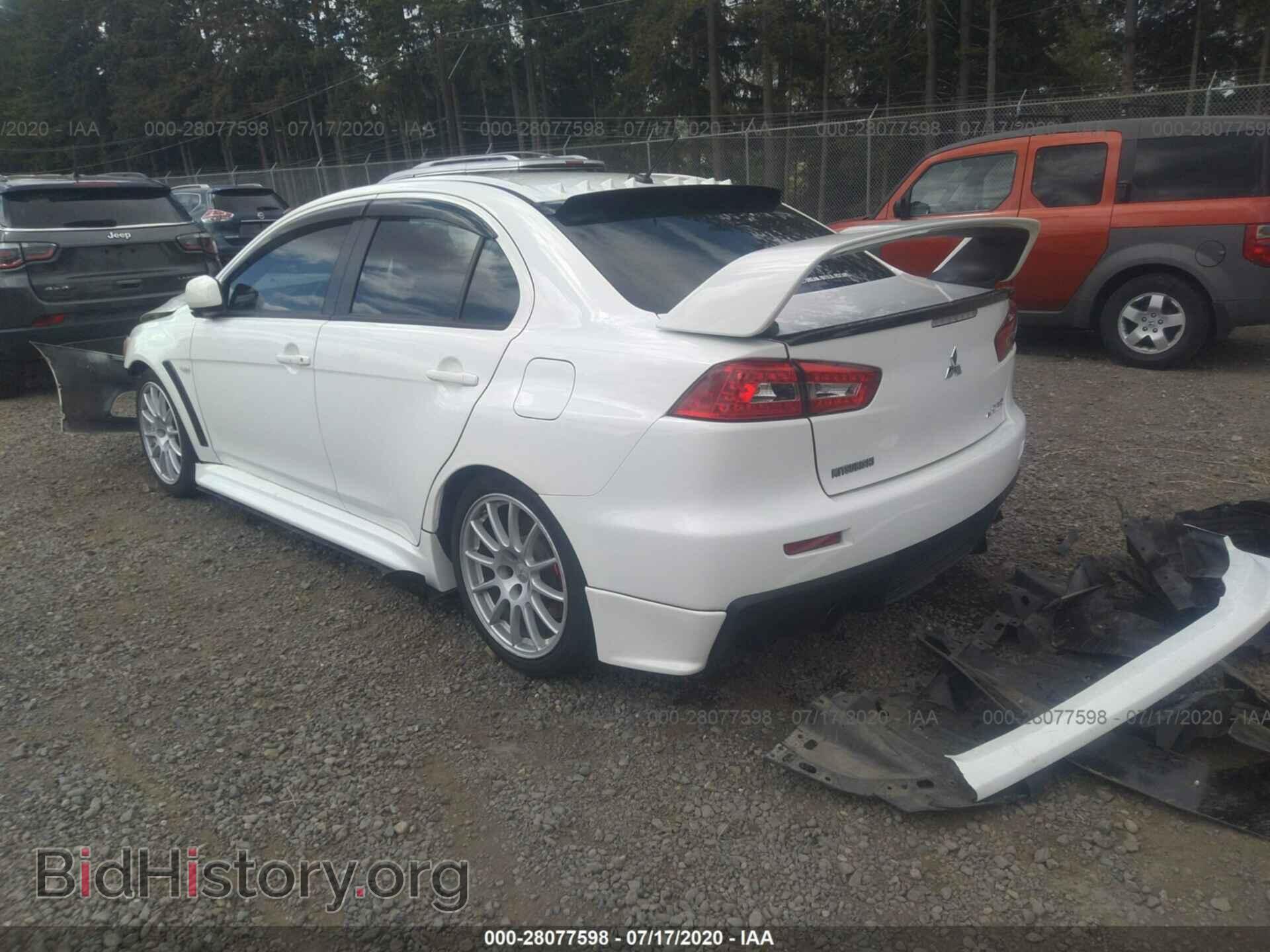 2014 MITSUBISHI LANCER EVOLUTION - VIN: JA32W8FV3EU023781 - Фото 3