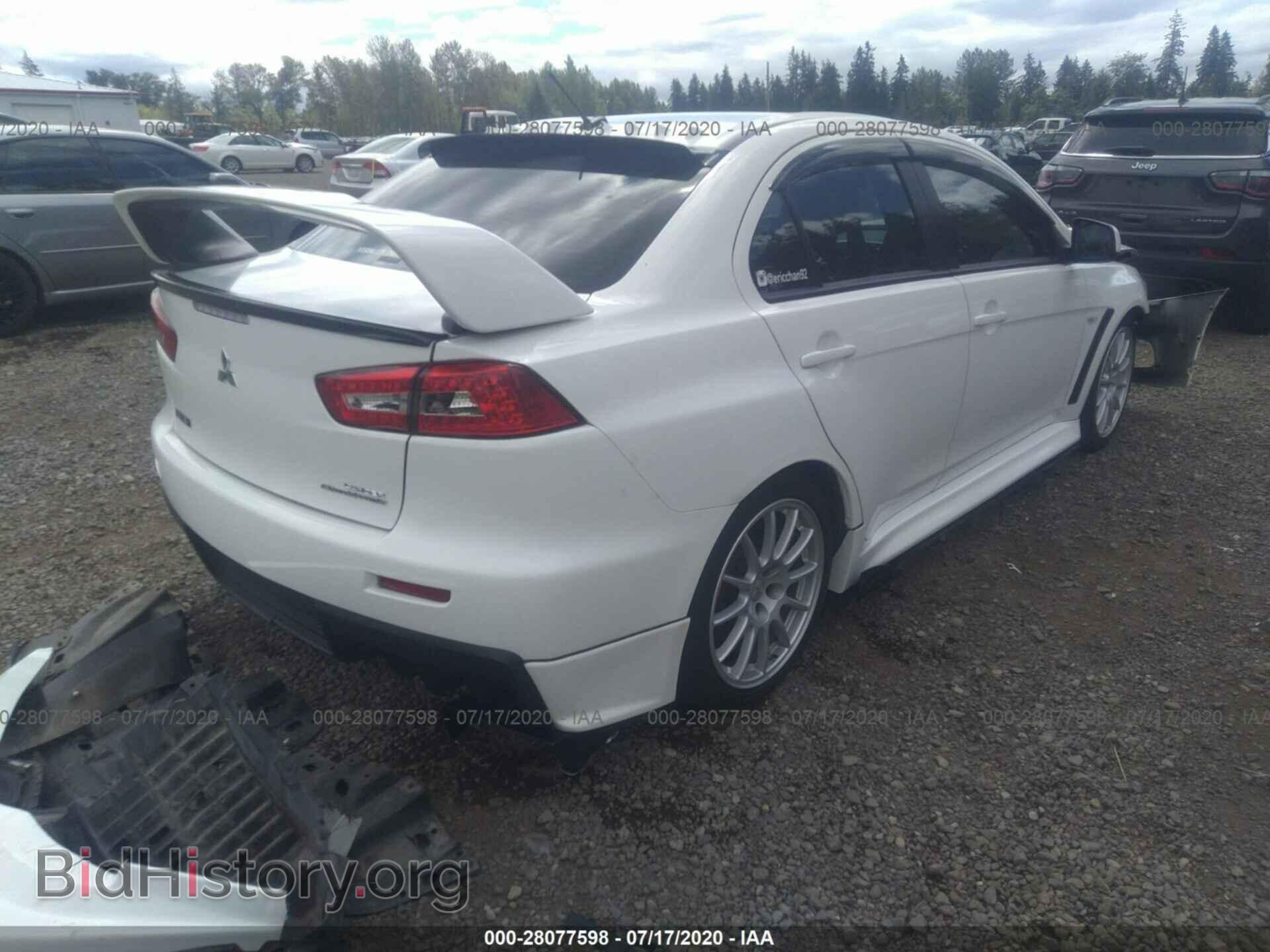 2014 MITSUBISHI LANCER EVOLUTION - VIN: JA32W8FV3EU023781 - Фото 4