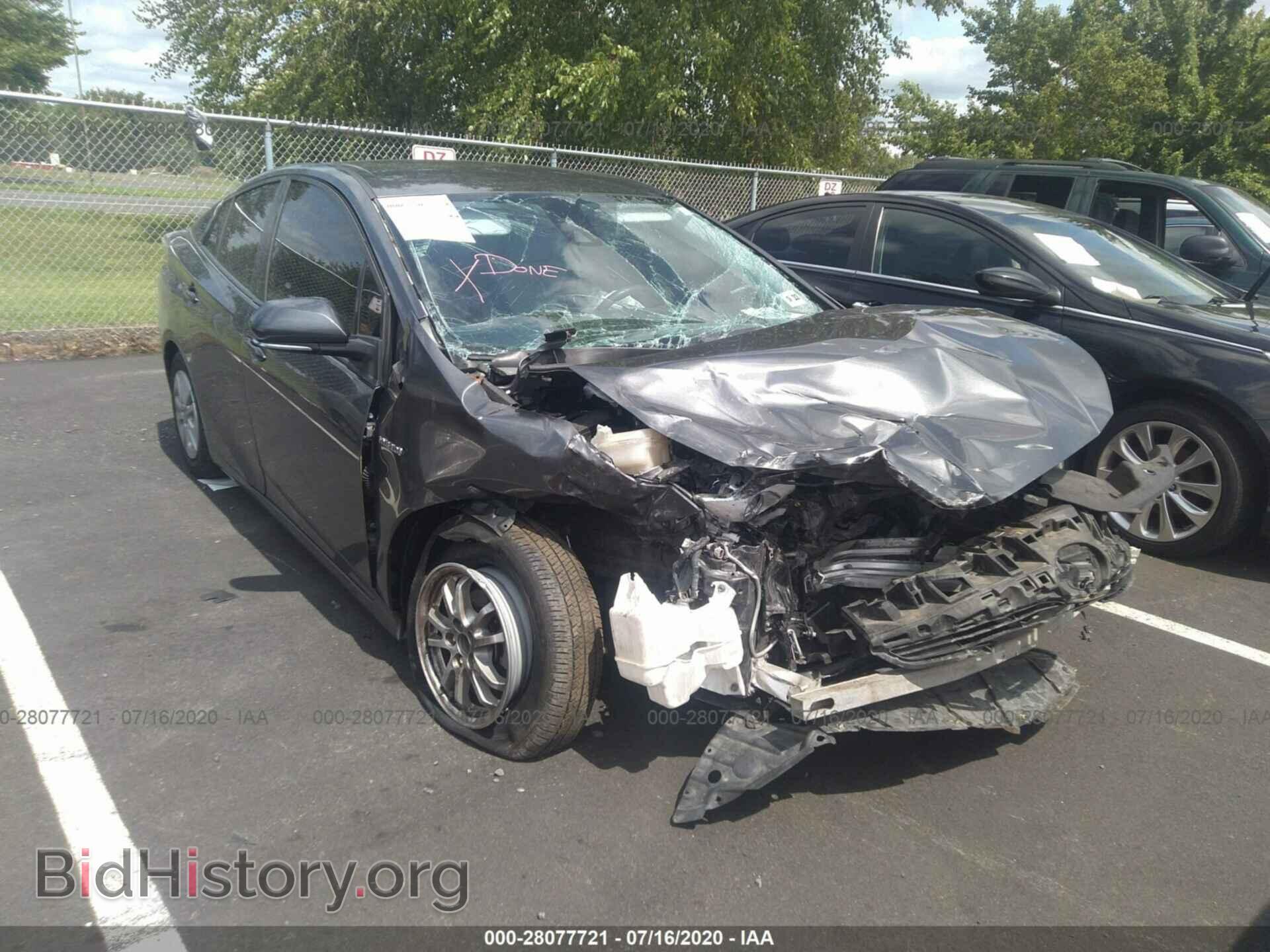 Photo JTDKBRFU5H3032387 - TOYOTA PRIUS 2017