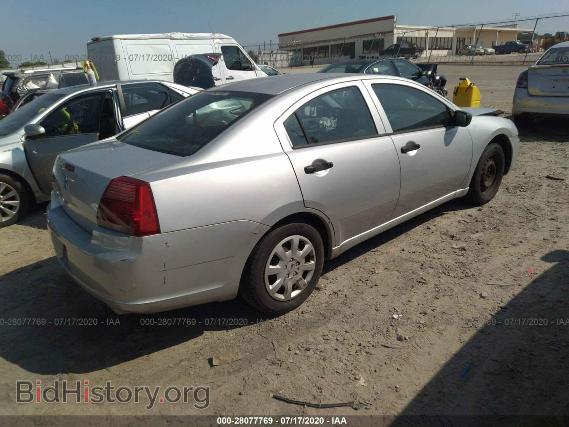 2007 MITSUBISHI GALANT - VIN: 4A3AB26F17E028275 - Фото 4