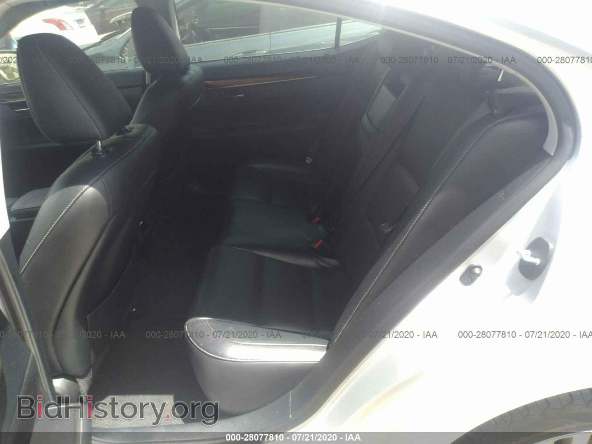 2015 LEXUS ES 350 - VIN: JTHBK1GG3F2177147 - Фото 8