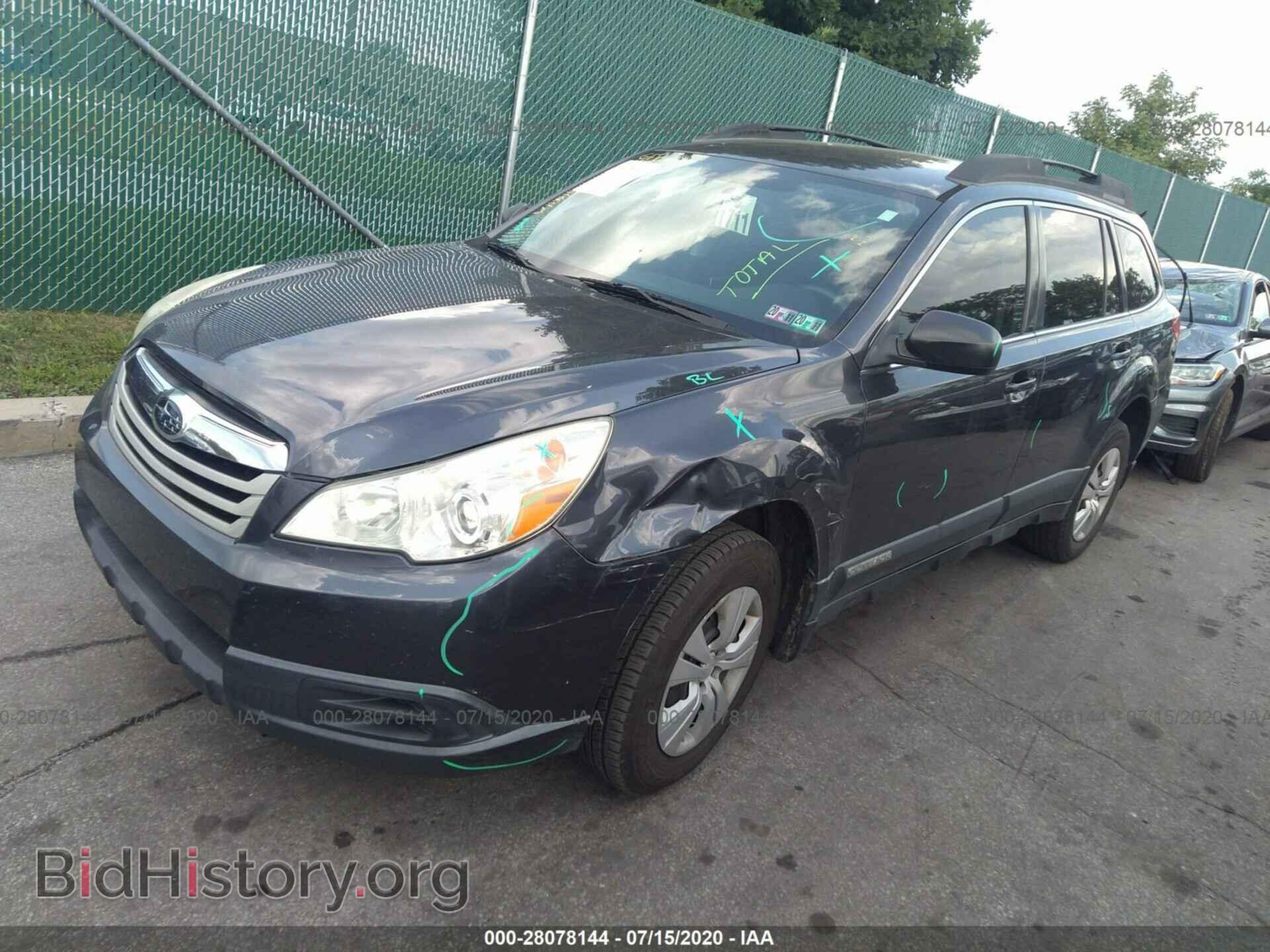 2011 SUBARU OUTBACK - VIN: 4S4BRBAC0B3367450 - Photo 2