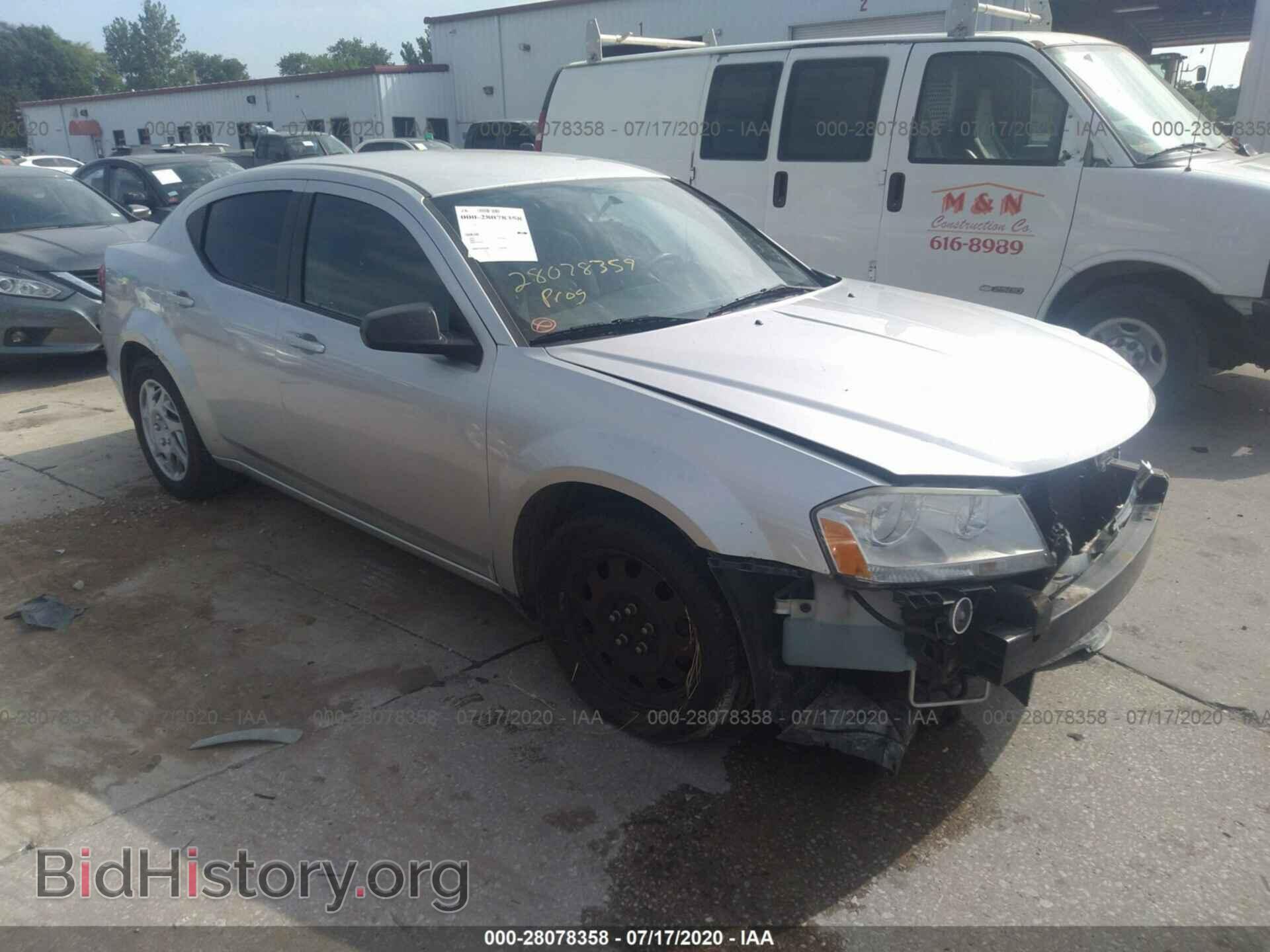 Фотография 1B3BD4FB7BN509653 - DODGE AVENGER 2011