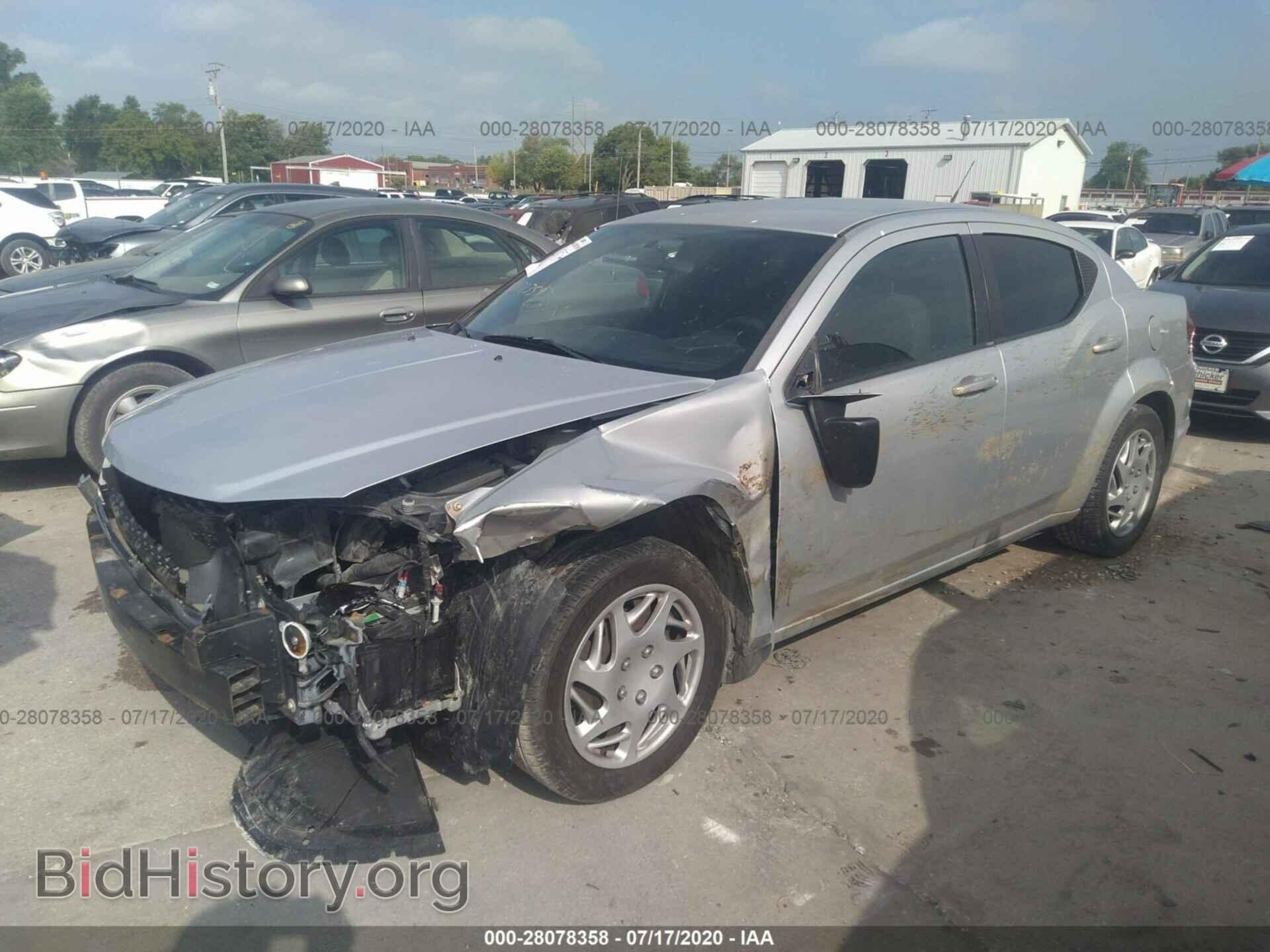 2011 DODGE AVENGER - VIN: 1B3BD4FB7BN509653 - Фото 2