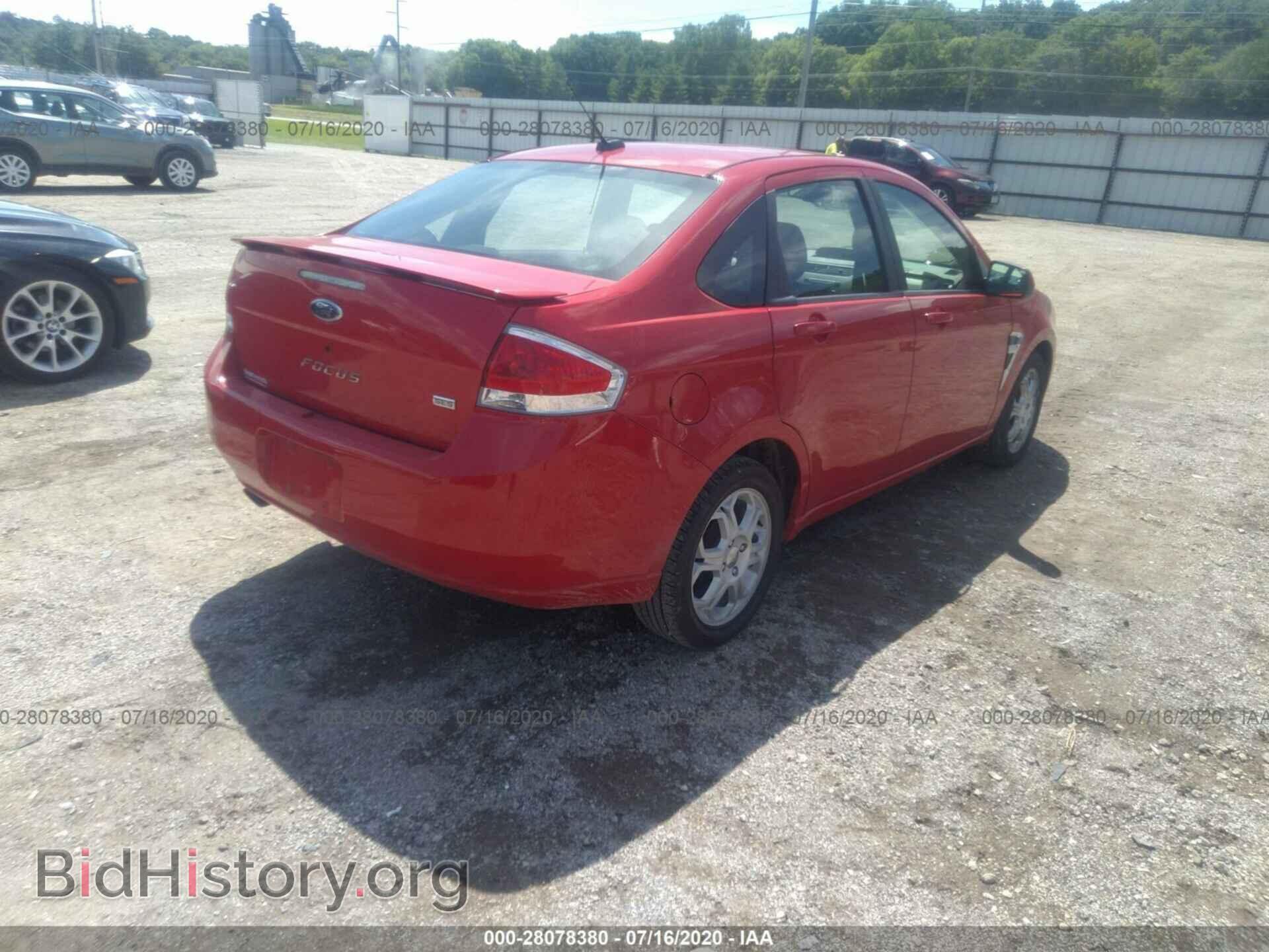 2008 FORD FOCUS - VIN: 1FAHP35N88W249620 - Фото 4