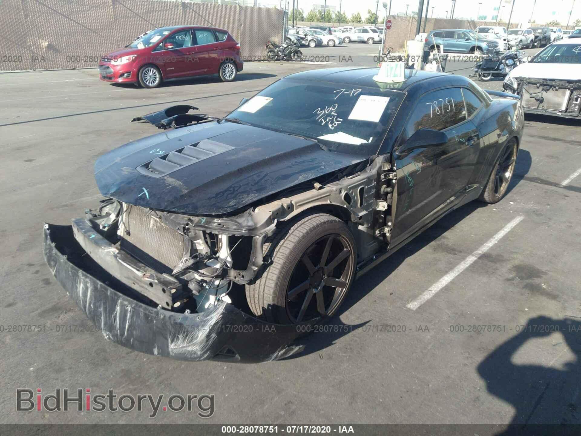 2014 CHEVROLET CAMARO - VIN: 2G1FK1EJ2E9279212 - Фото 2