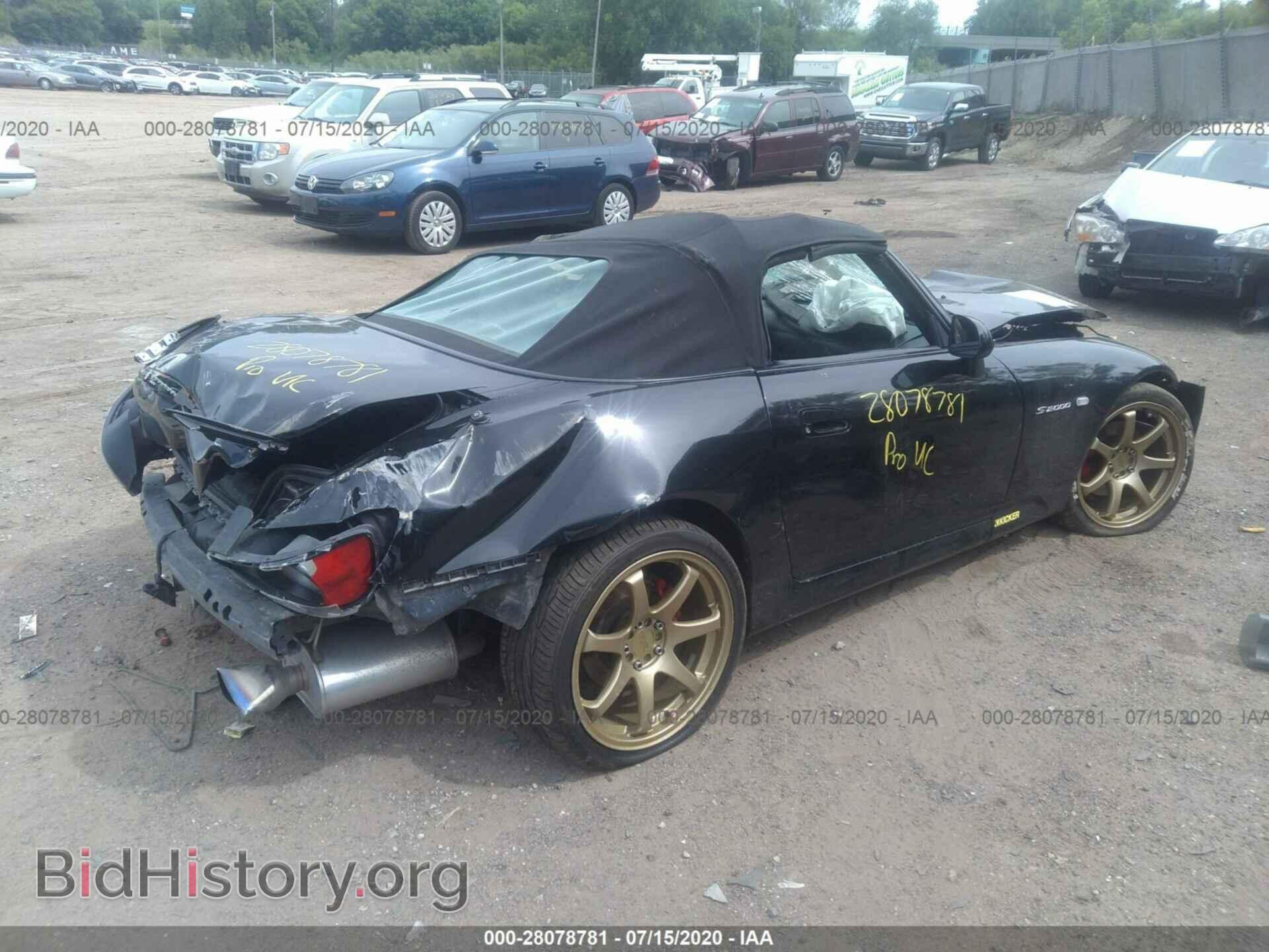 2000 HONDA S2000 - VIN: JHMAP114XYT003651 - Фото 4