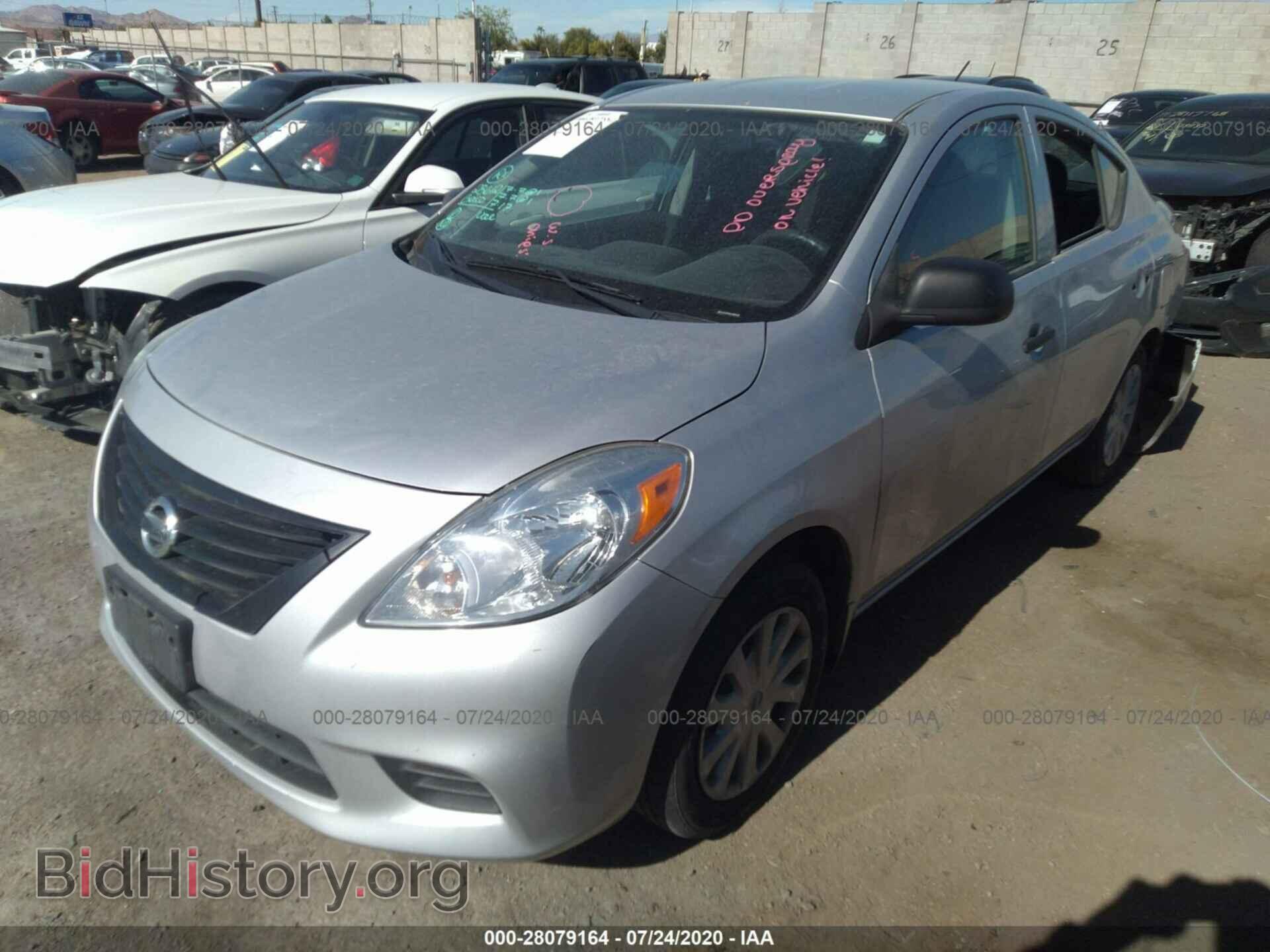 2013 NISSAN VERSA - VIN: 3N1CN7AP8DL866429 - Фото 2