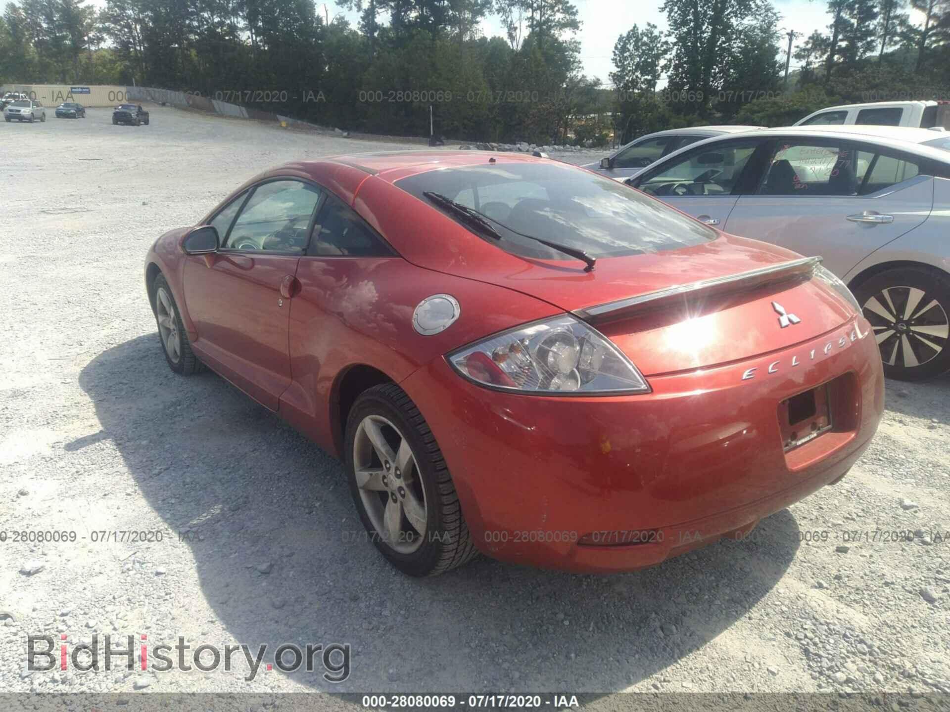 2008 MITSUBISHI ECLIPSE - VIN: 4A3AK24F38E004676 - Фото 3