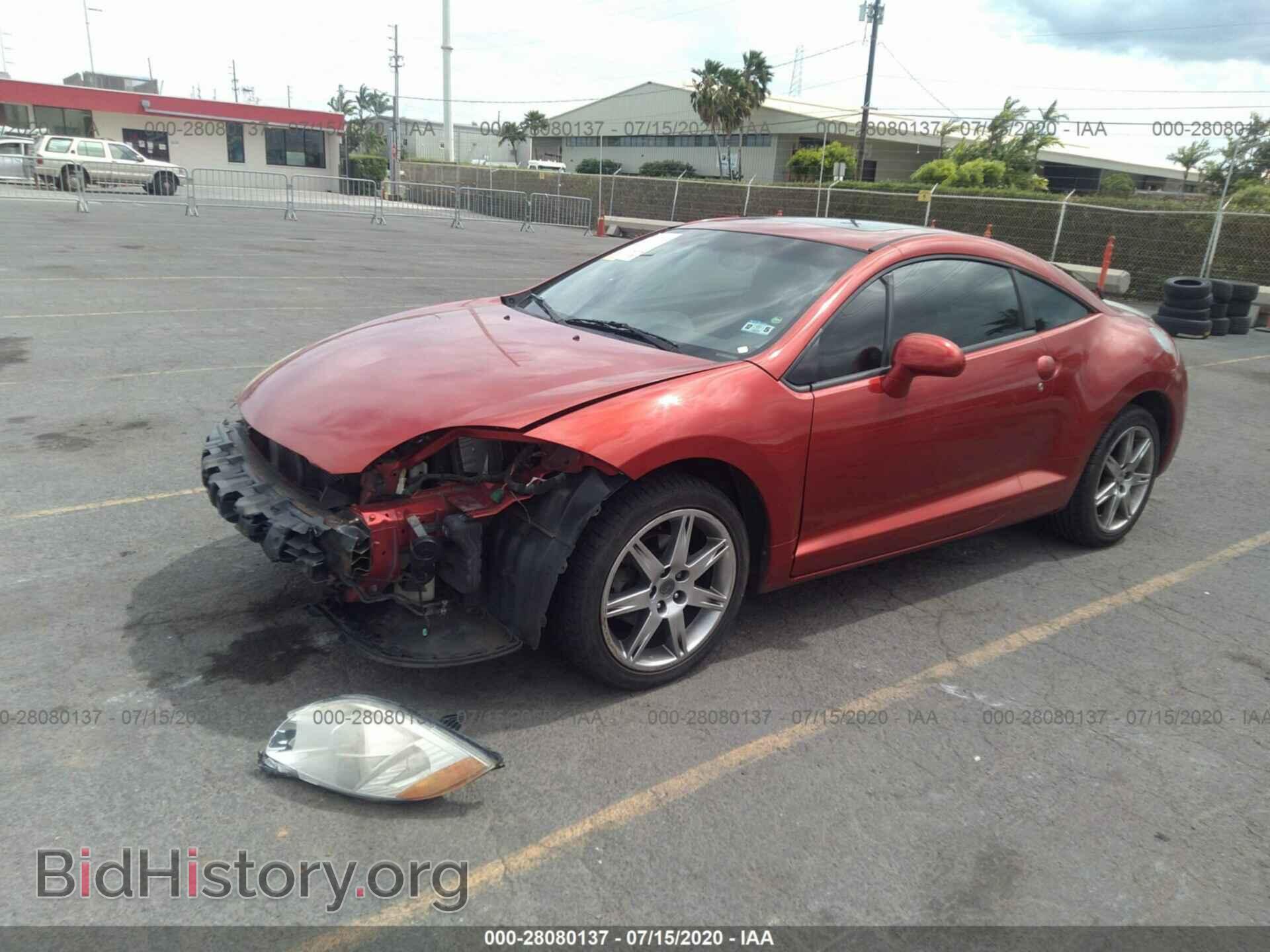 2008 MITSUBISHI ECLIPSE - VIN: 4A3AK34T68E030734 - Фото 2
