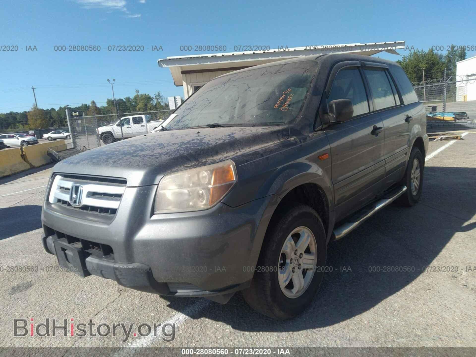 2007 HONDA PILOT - VIN: 5FNYF28137B044452 - Фото 2