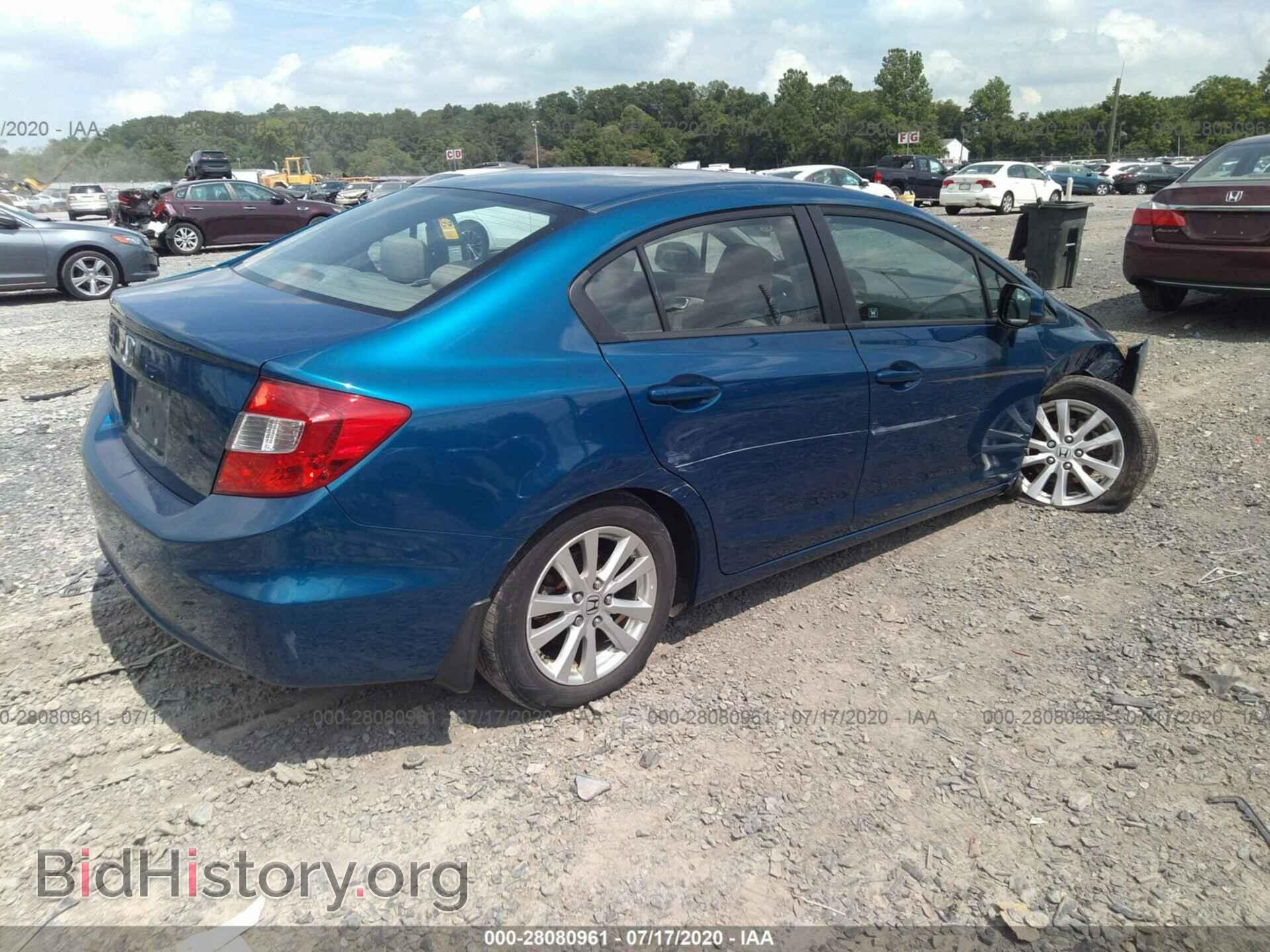 2012 HONDA CIVIC SDN - VIN: 19XFB2F85CE325140 - Фото 4