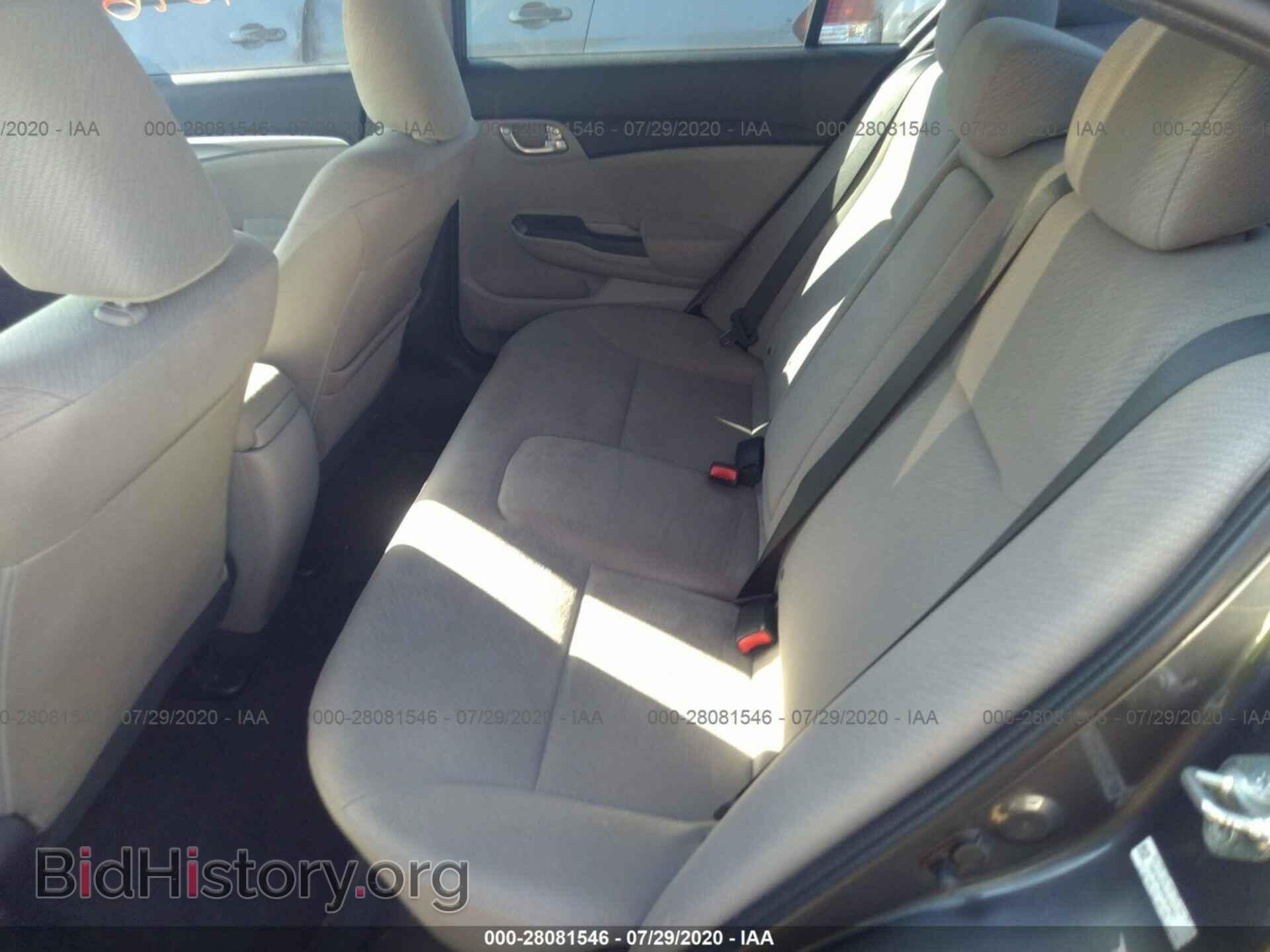 2013 HONDA CIVIC SDN - VIN: 19XFB2F88DE207407 - Фото 8