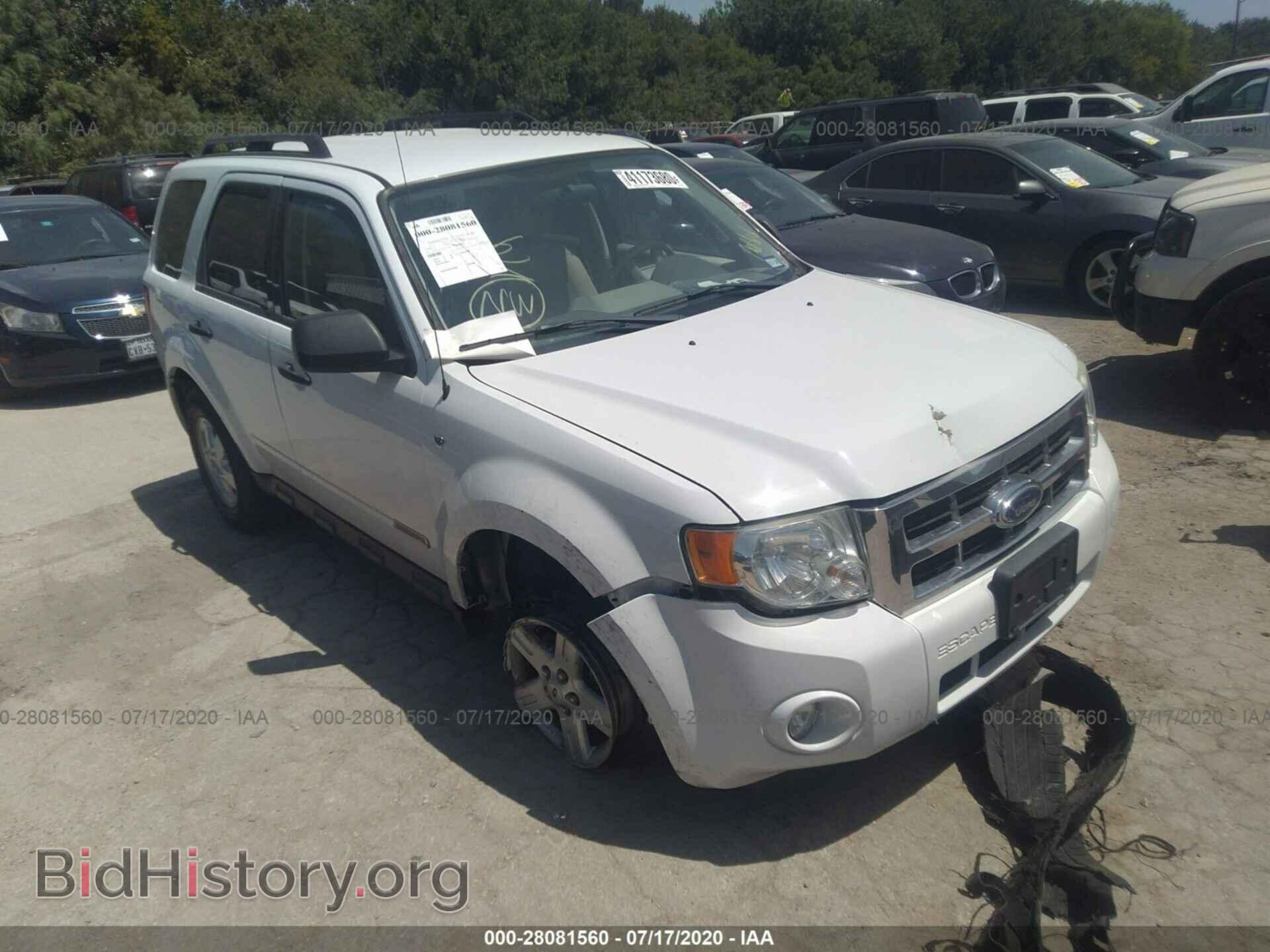 Фотография 1FMCU03148KA37554 - FORD ESCAPE 2008