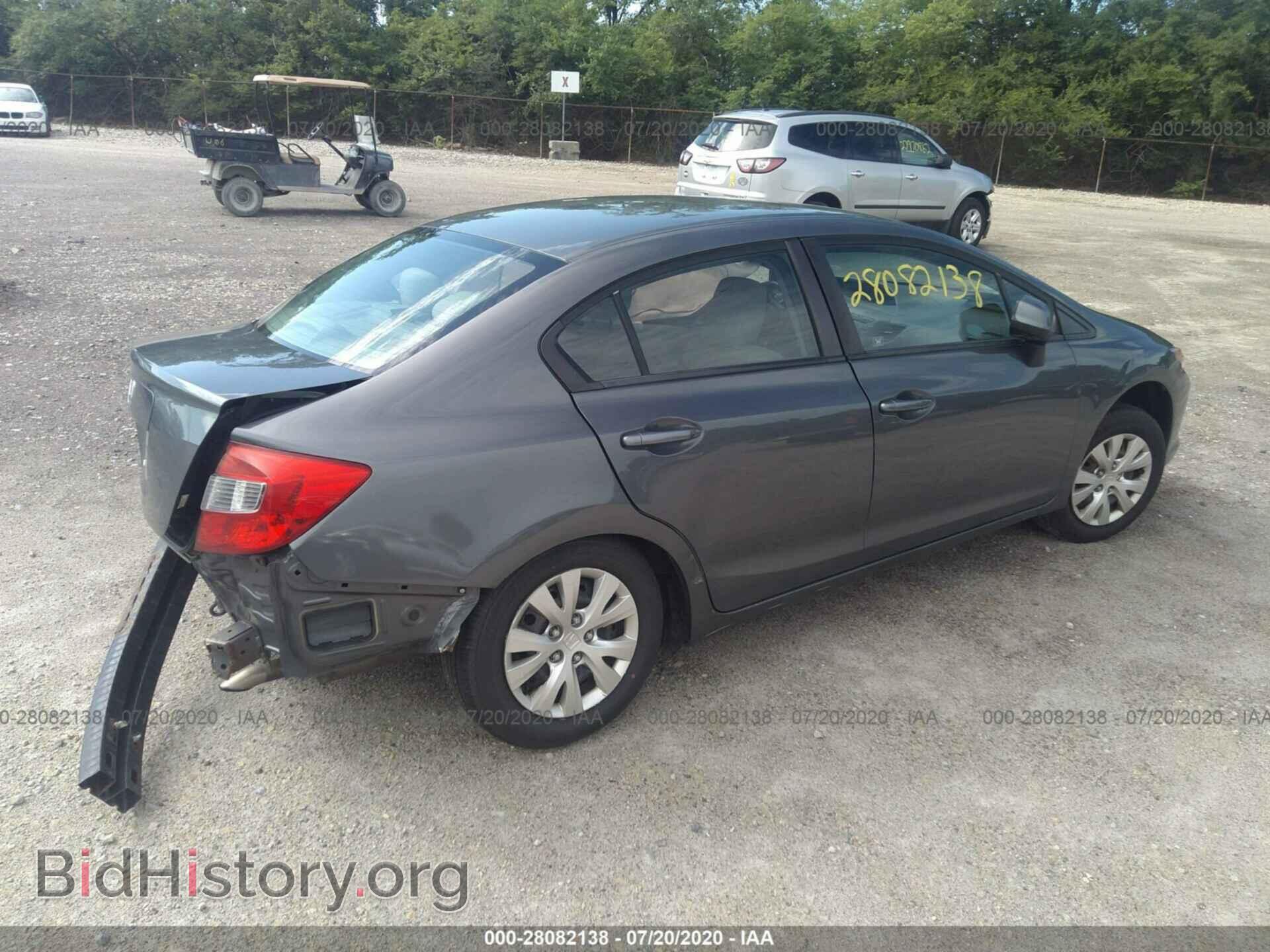 2012 HONDA CIVIC SDN - VIN: 19XFB2F59CE087878 - Фото 4
