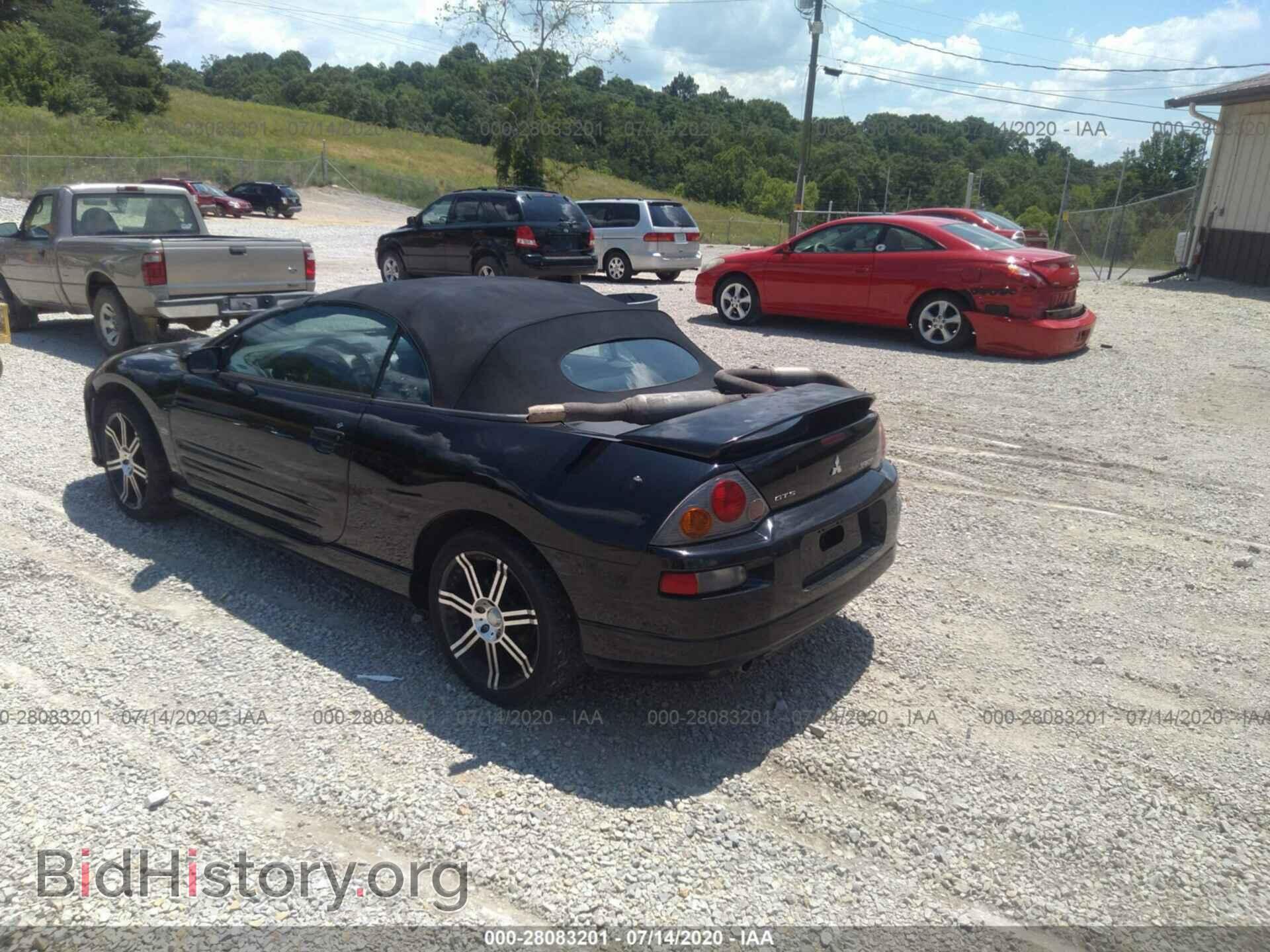 2003 MITSUBISHI ECLIPSE - VIN: 4A3AE75H23E031610 - Фото 3