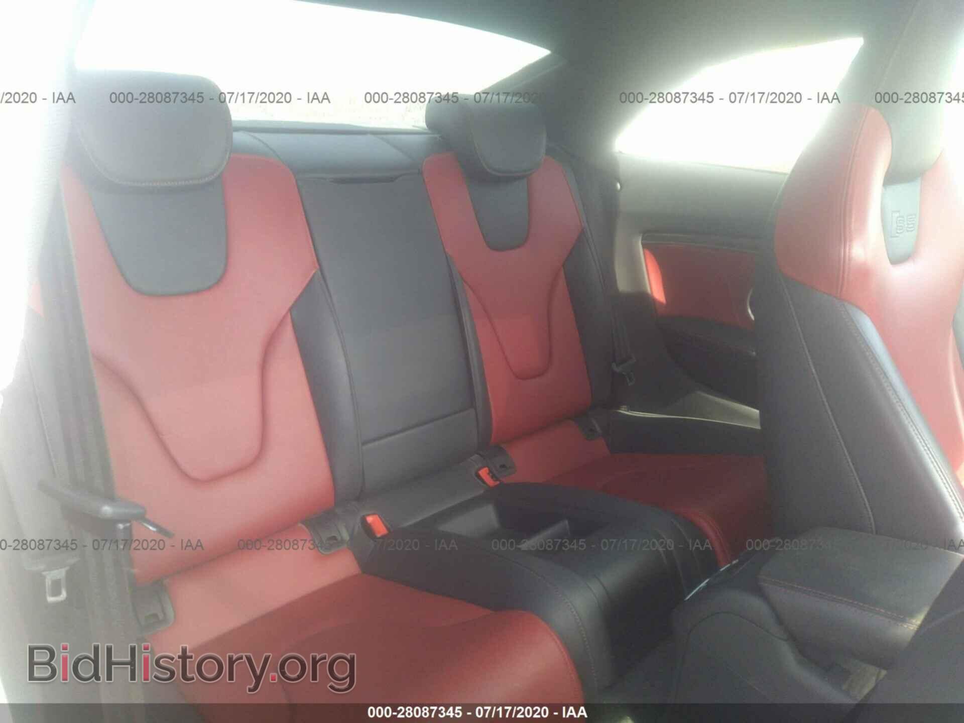 2014 AUDI S5 - VIN: WAUCGAFRXEA032392 - Фото 8