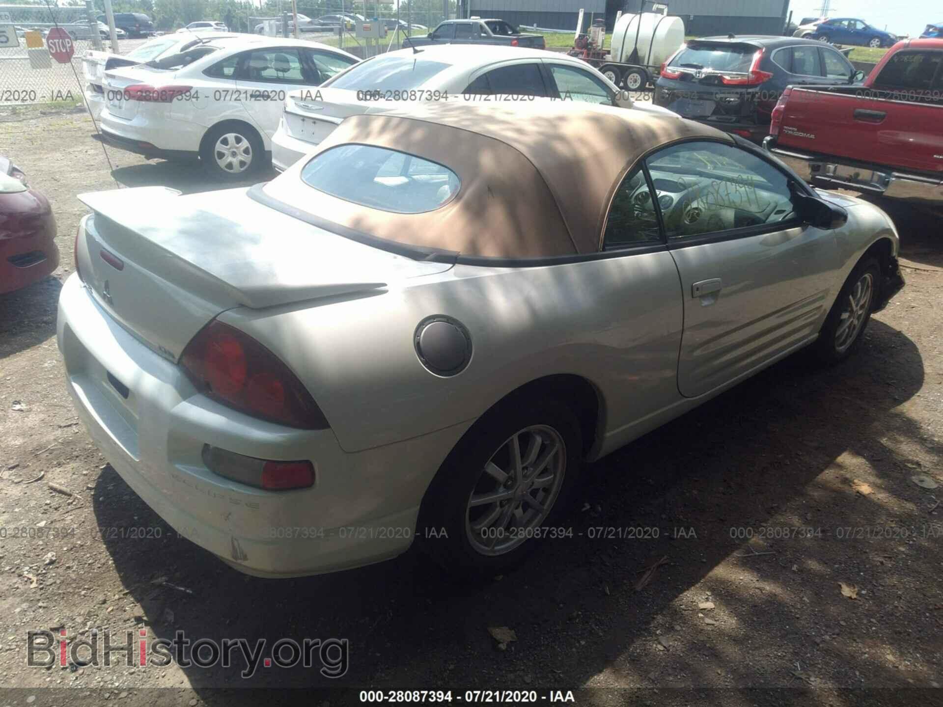 2001 MITSUBISHI ECLIPSE - VIN: 4A3AE45G61E221364 - Фото 4