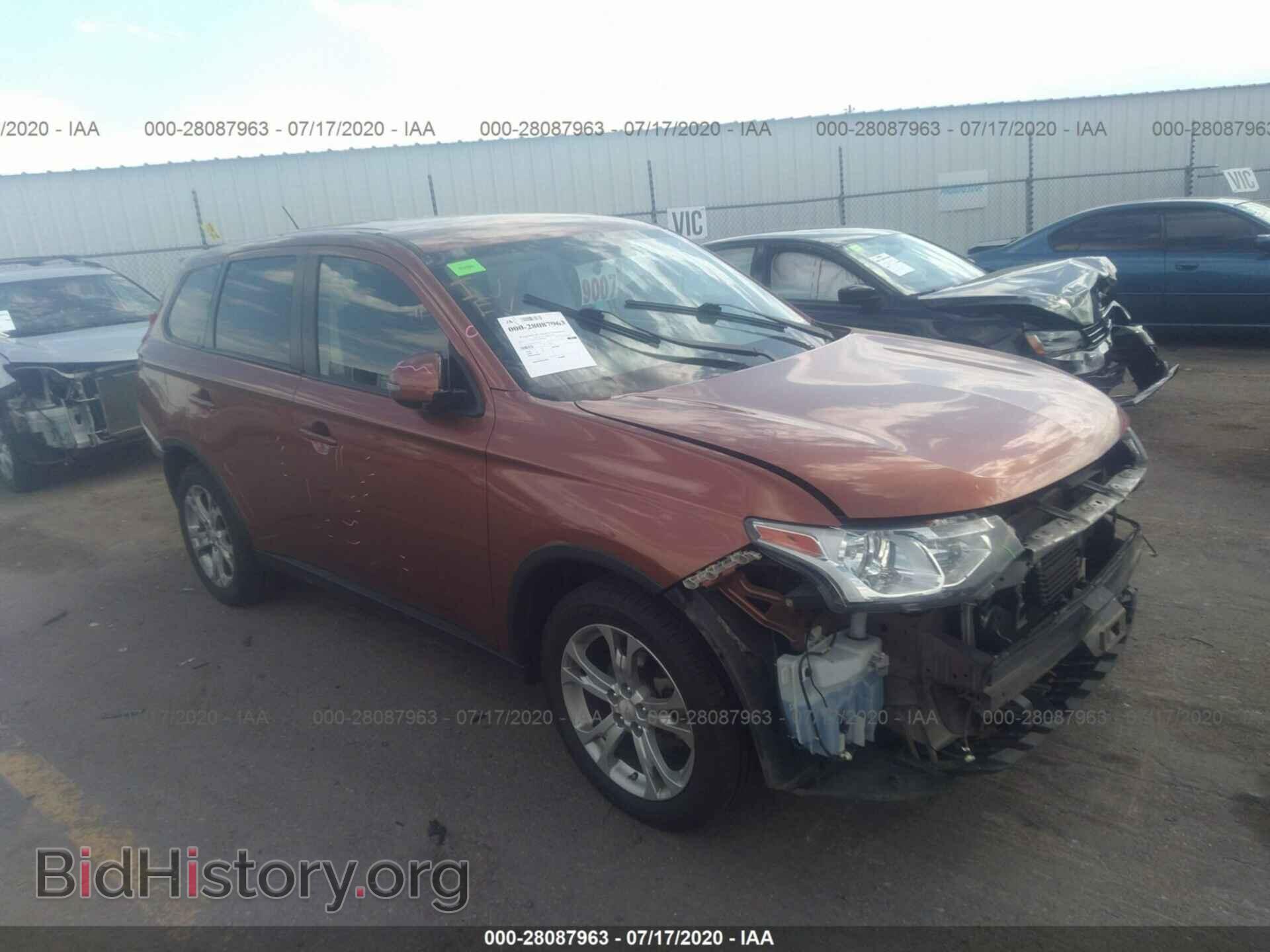 Фотография JA4AD3A38FZ005478 - MITSUBISHI OUTLANDER 2015