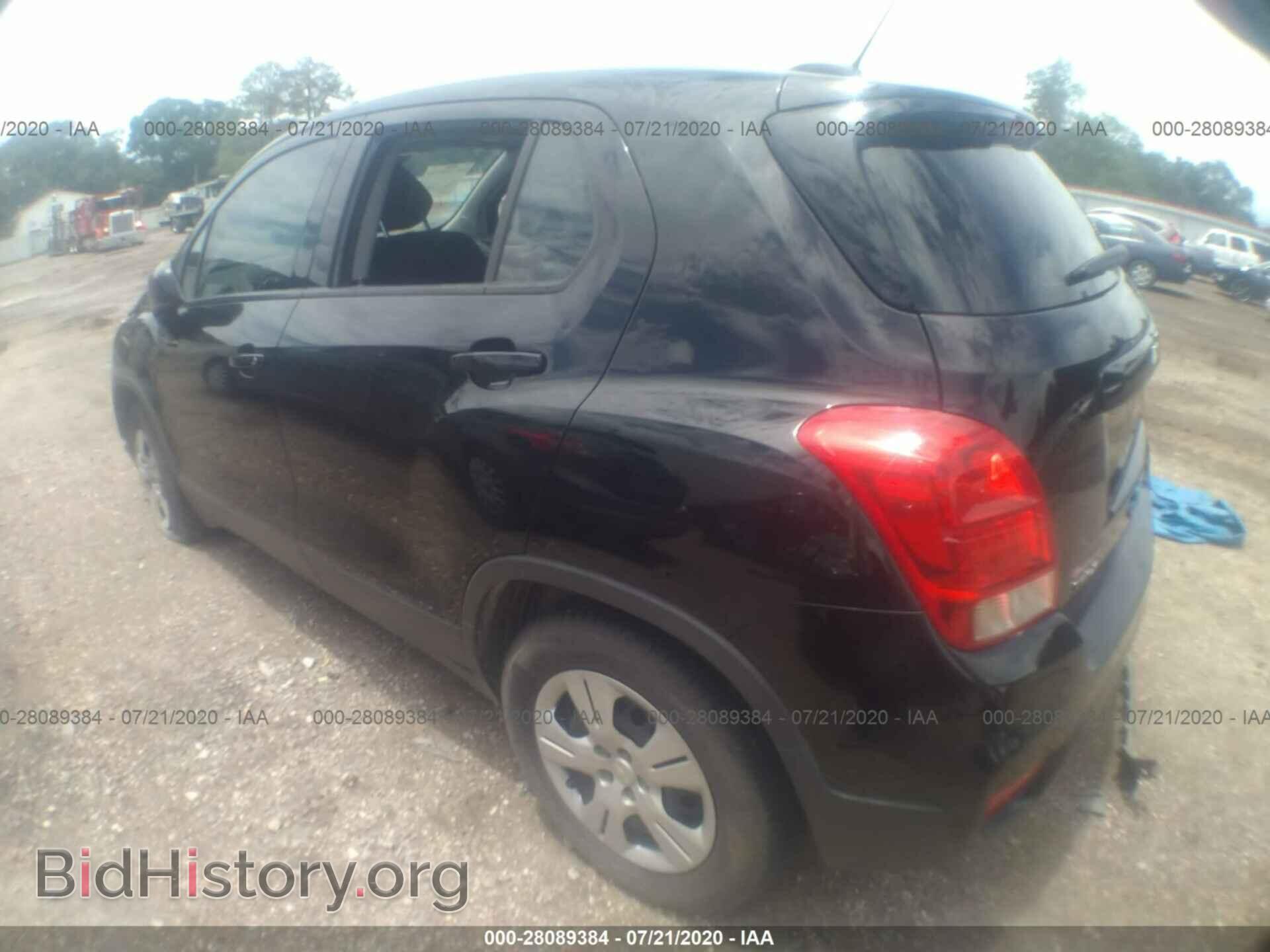 2017 CHEVROLET TRAX - VIN: 3GNCJKSB3HL264615 - Фото 3