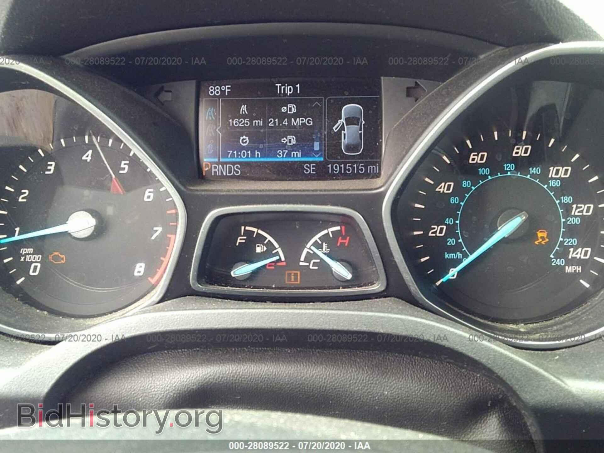 2013 FORD ESCAPE - VIN: 1FMCU0J91DUD40914 - Фото 7