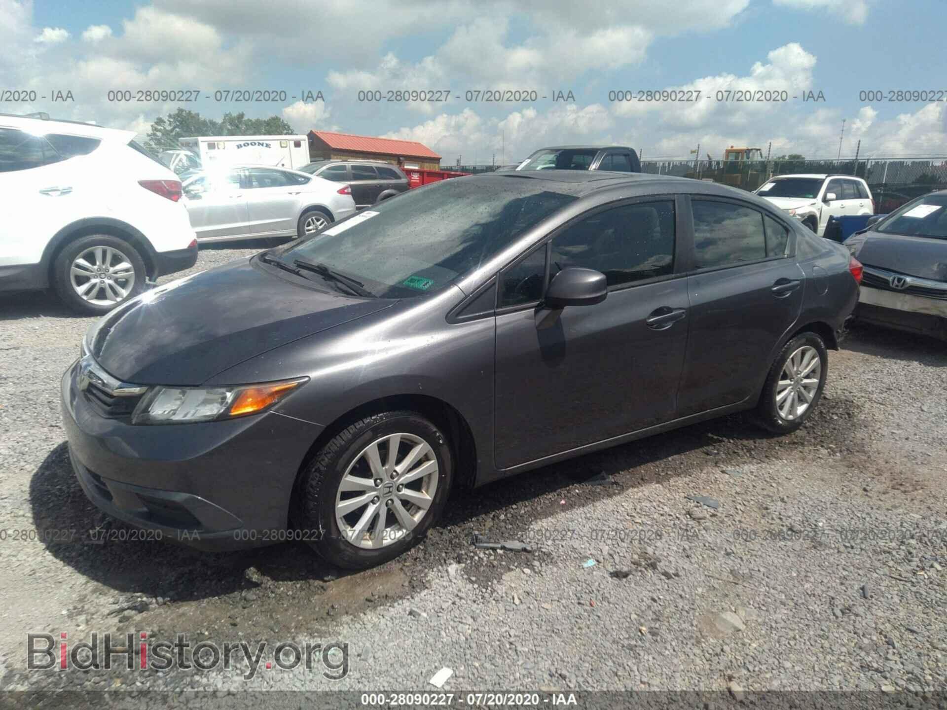 2012 HONDA CIVIC SDN - VIN: 19XFB2F9XCE021343 - Фото 2