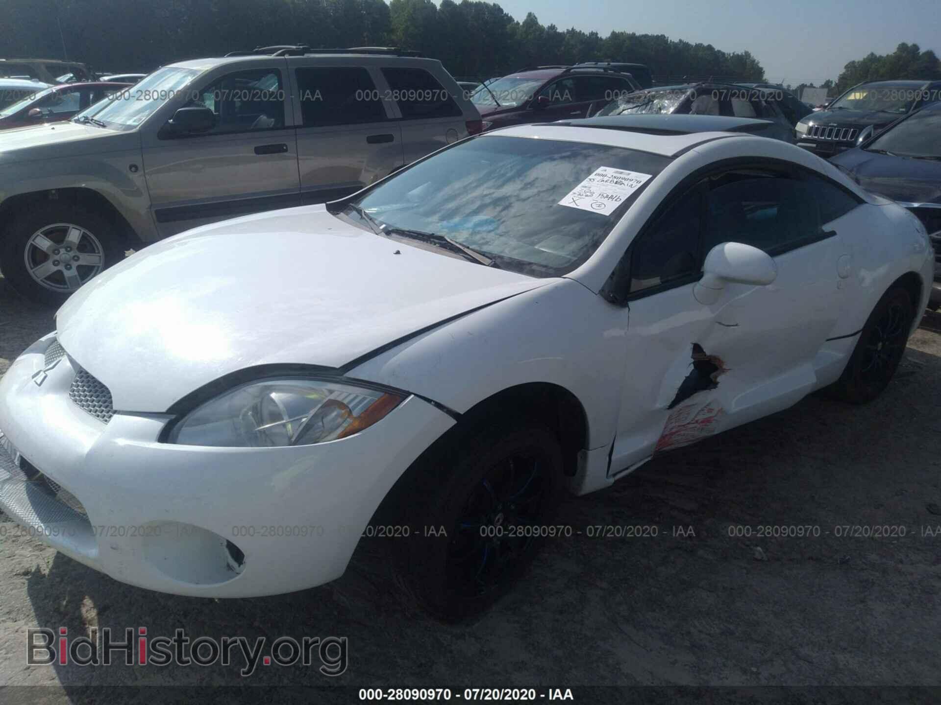 2008 MITSUBISHI ECLIPSE - VIN: 4A3AK24F48E037671 - Фото 2