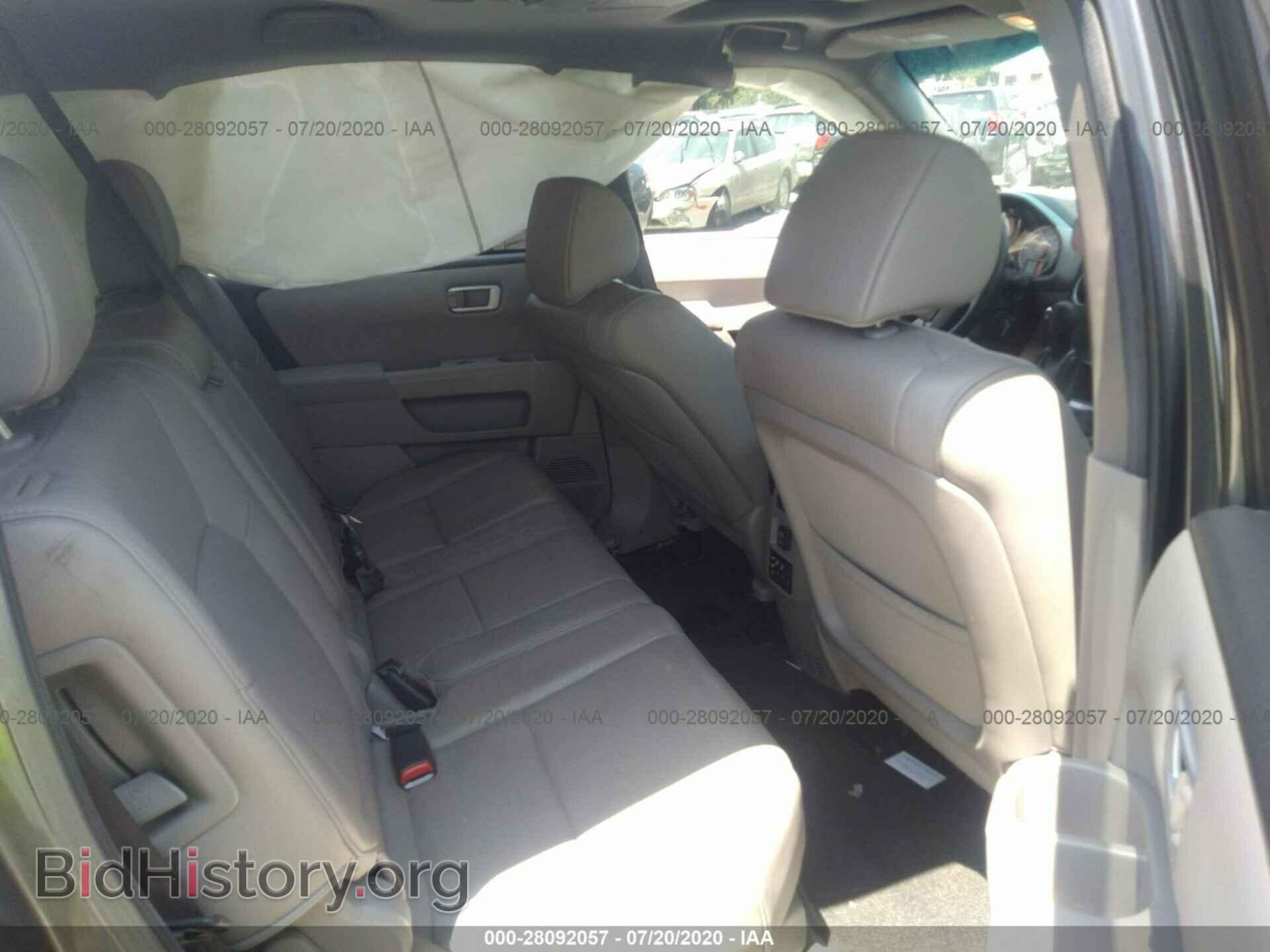 2012 HONDA PILOT - VIN: 5FNYF3H69CB036951 - Фото 8