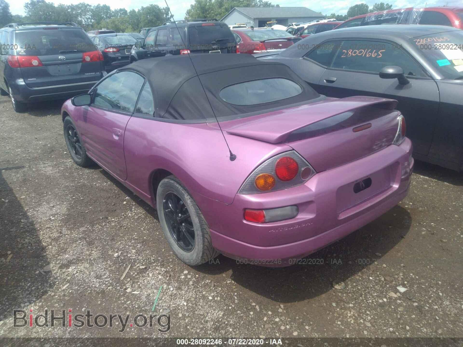 2001 MITSUBISHI ECLIPSE - VIN: 4A3AE45GX1E165669 - Photo 3