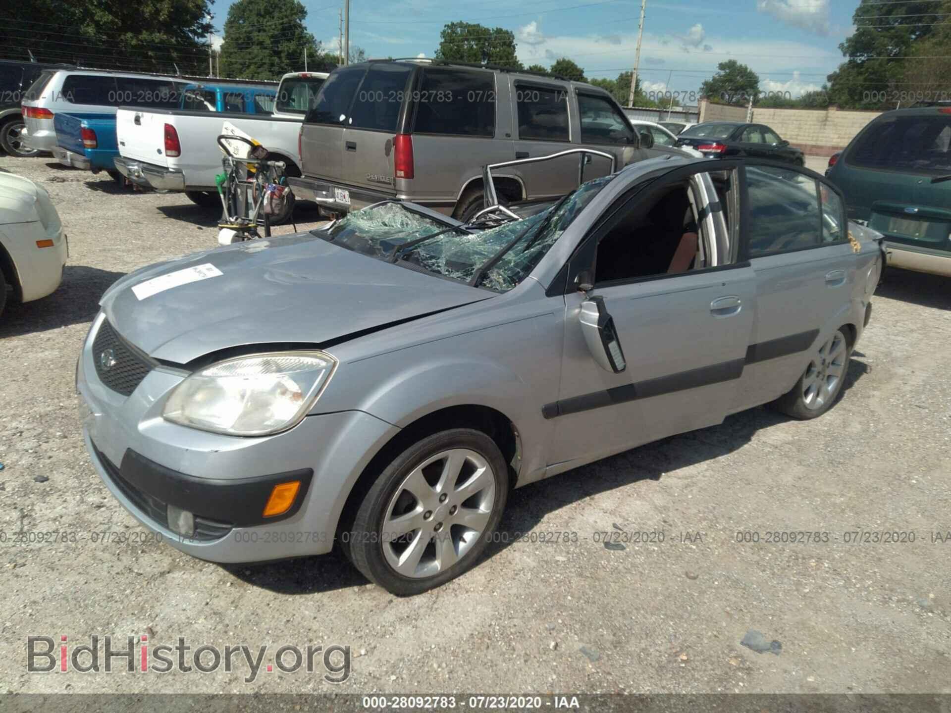 2007 KIA RIO5 - VIN: KNADE163676233430 - Фото 2