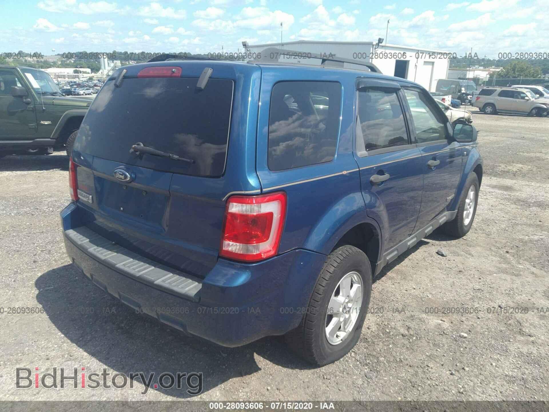 2008 FORD ESCAPE - VIN: 1FMCU03178KD31496 - Photo 4