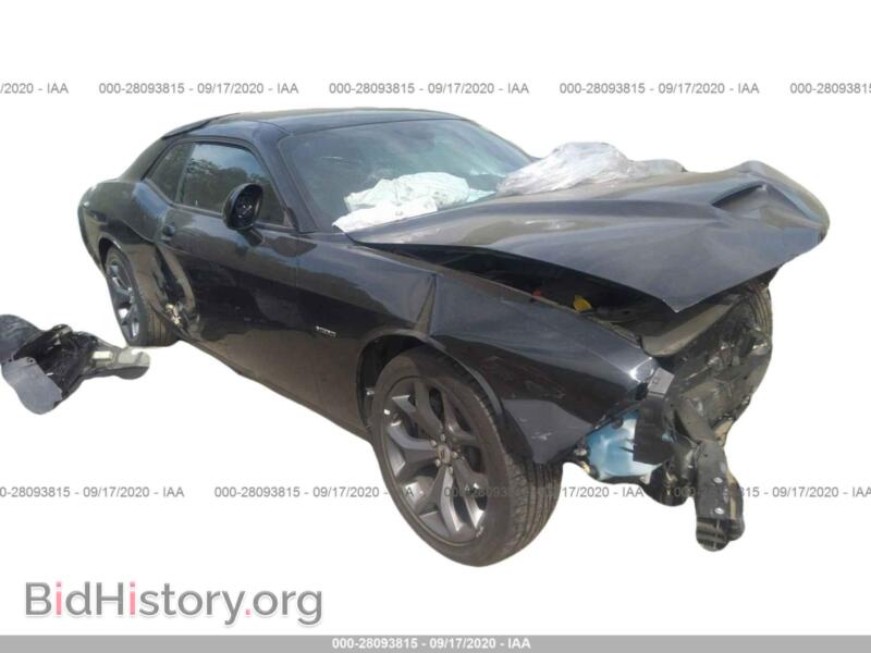 2019 Dodge CHALLENGER R/T (VIN 2C3CDZBT3KH557002) — фото 1 из 15, IAAI, повреждение: передняя часть