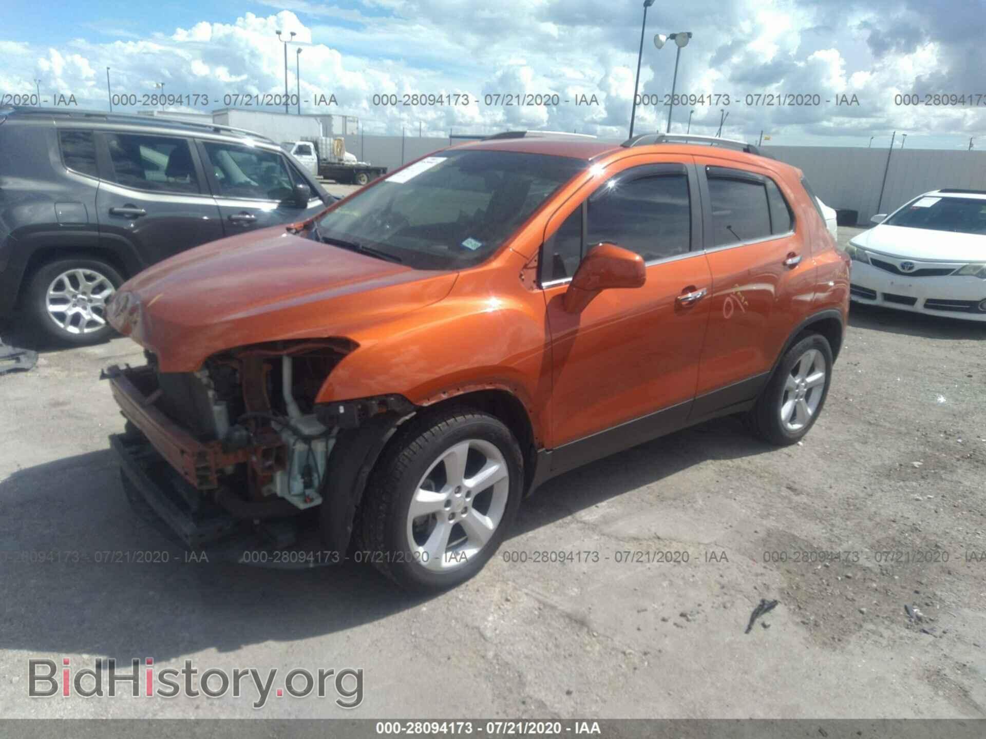 2015 CHEVROLET TRAX - VIN: KL7CJTSB8FB061455 - Фото 2