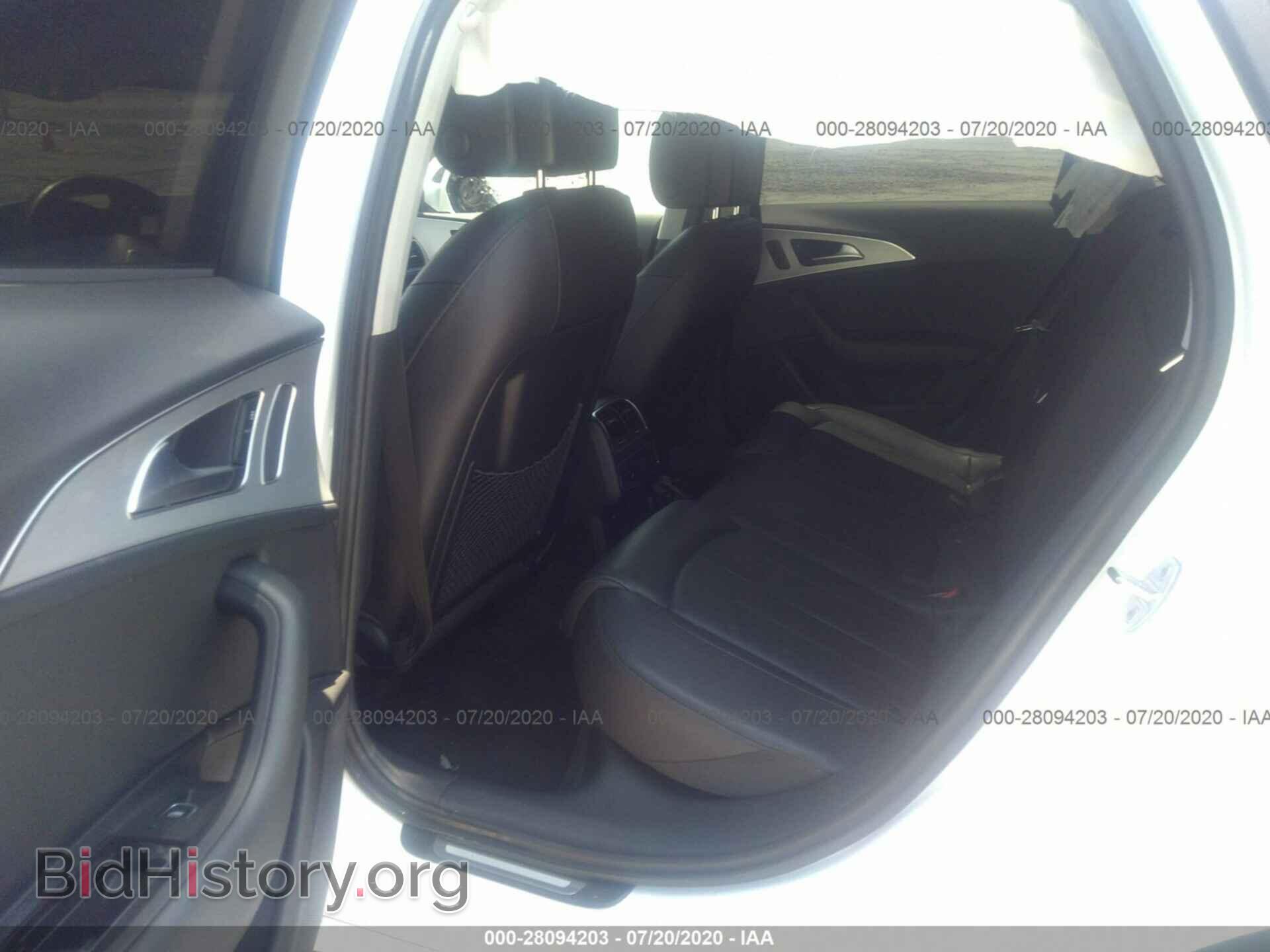 2012 AUDI A6 - VIN: WAUBGAFC1CN028034 - Фото 8