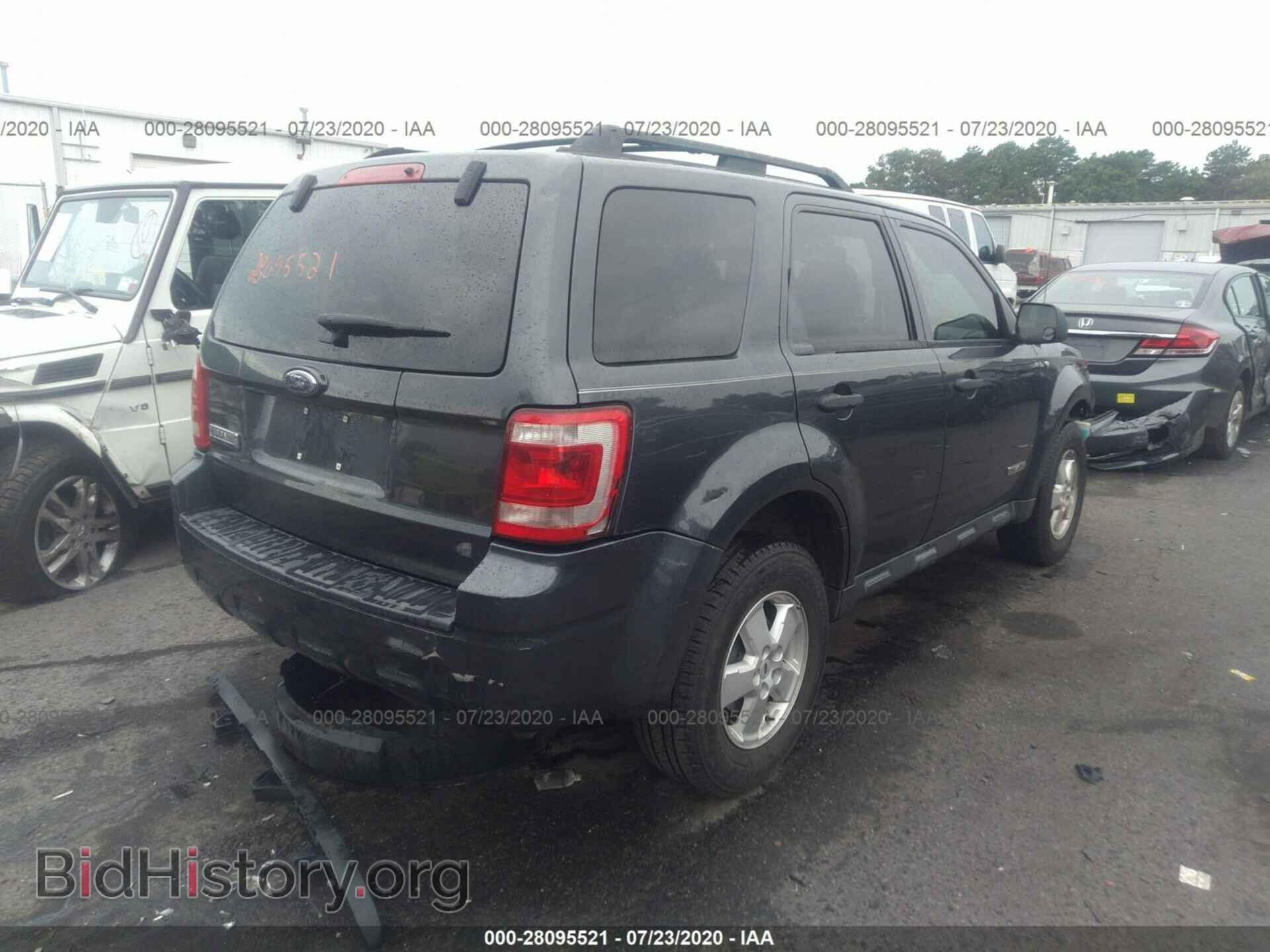 2008 FORD ESCAPE - VIN: 1FMCU03178KE82015 - Photo 4