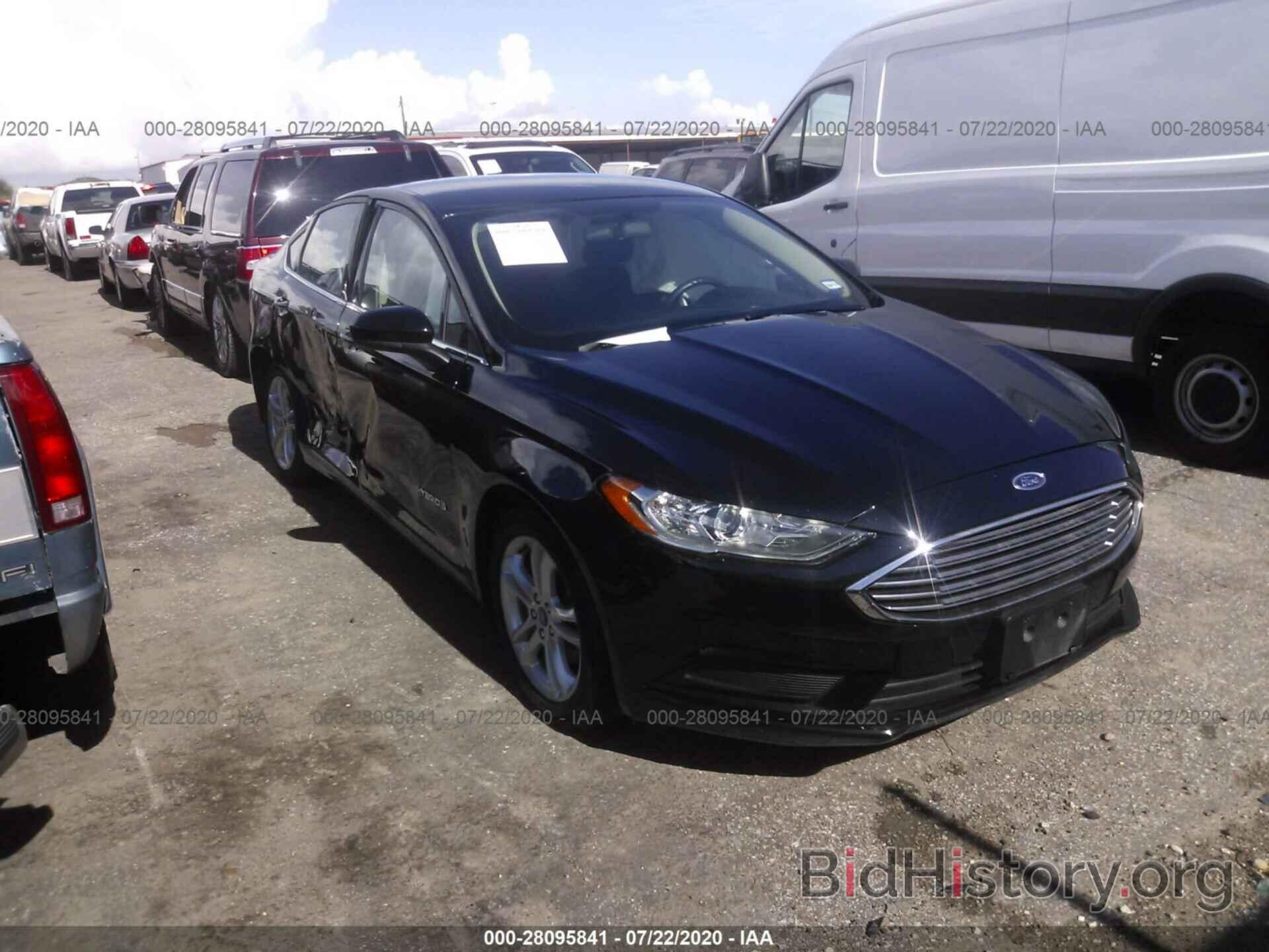 Photo 3FA6P0LU3JR269010 - FORD FUSION HYBRID 2018