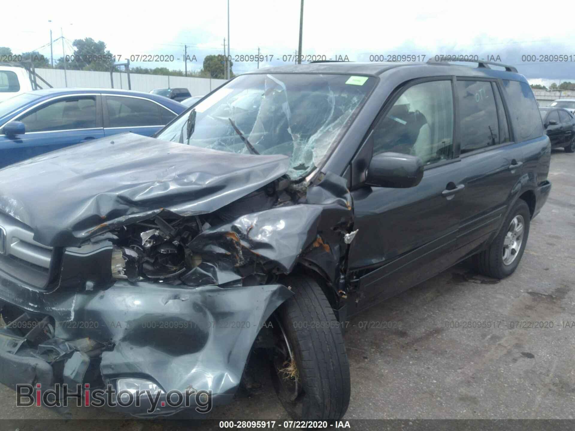 2006 HONDA PILOT - VIN: 5FNYF28666B045508 - Фото 2