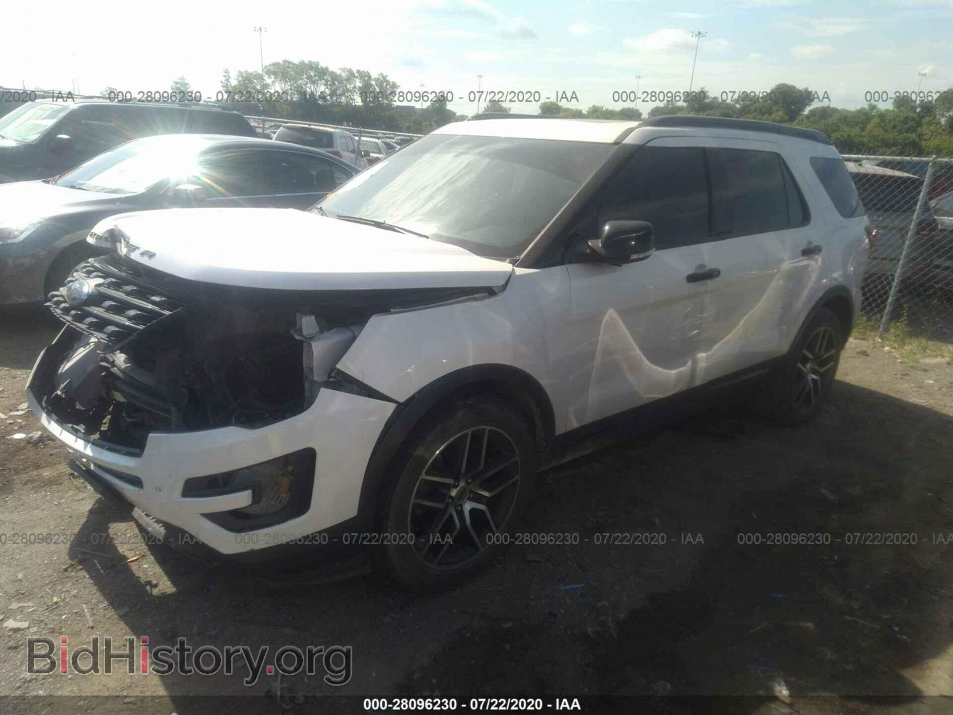 2016 FORD EXPLORER - VIN: 1FM5K8GT7GGA92767 - Фото 2
