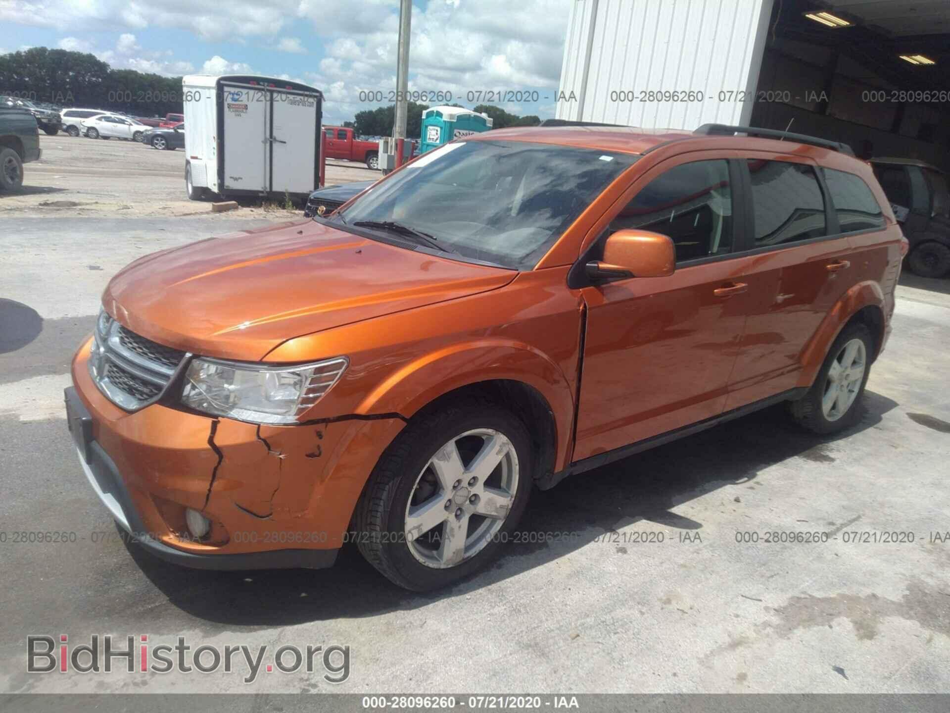 2011 DODGE JOURNEY - VIN: 3D4PH1FG3BT568107 - Фото 2