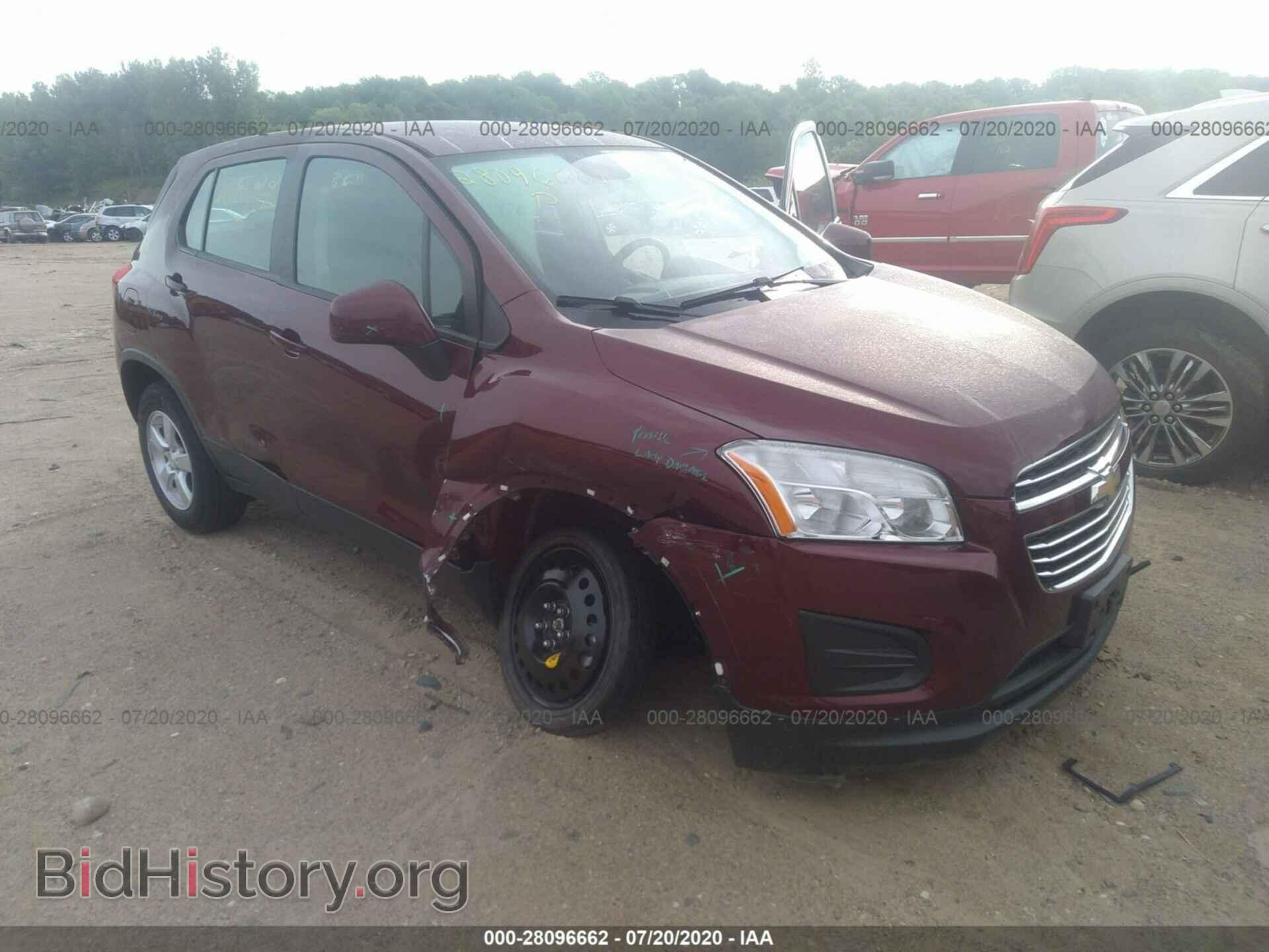 Photo 3GNCJNSBXGL265213 - CHEVROLET TRAX 2016