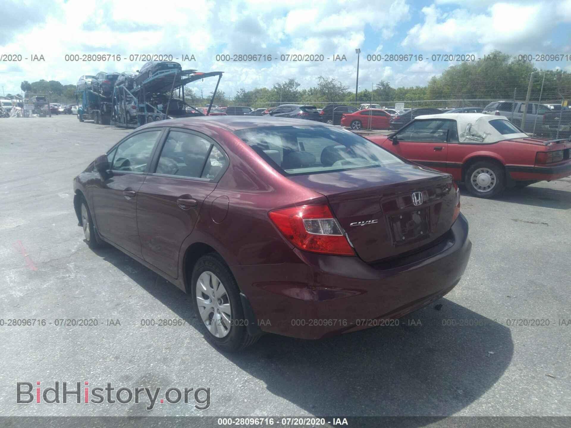 2012 HONDA CIVIC SDN - VIN: 19XFB2F57CE083991 - Фото 3
