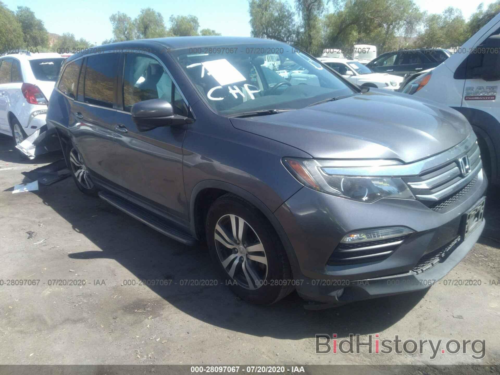 Photo 5FNYF5H32GB021621 - HONDA PILOT 2016