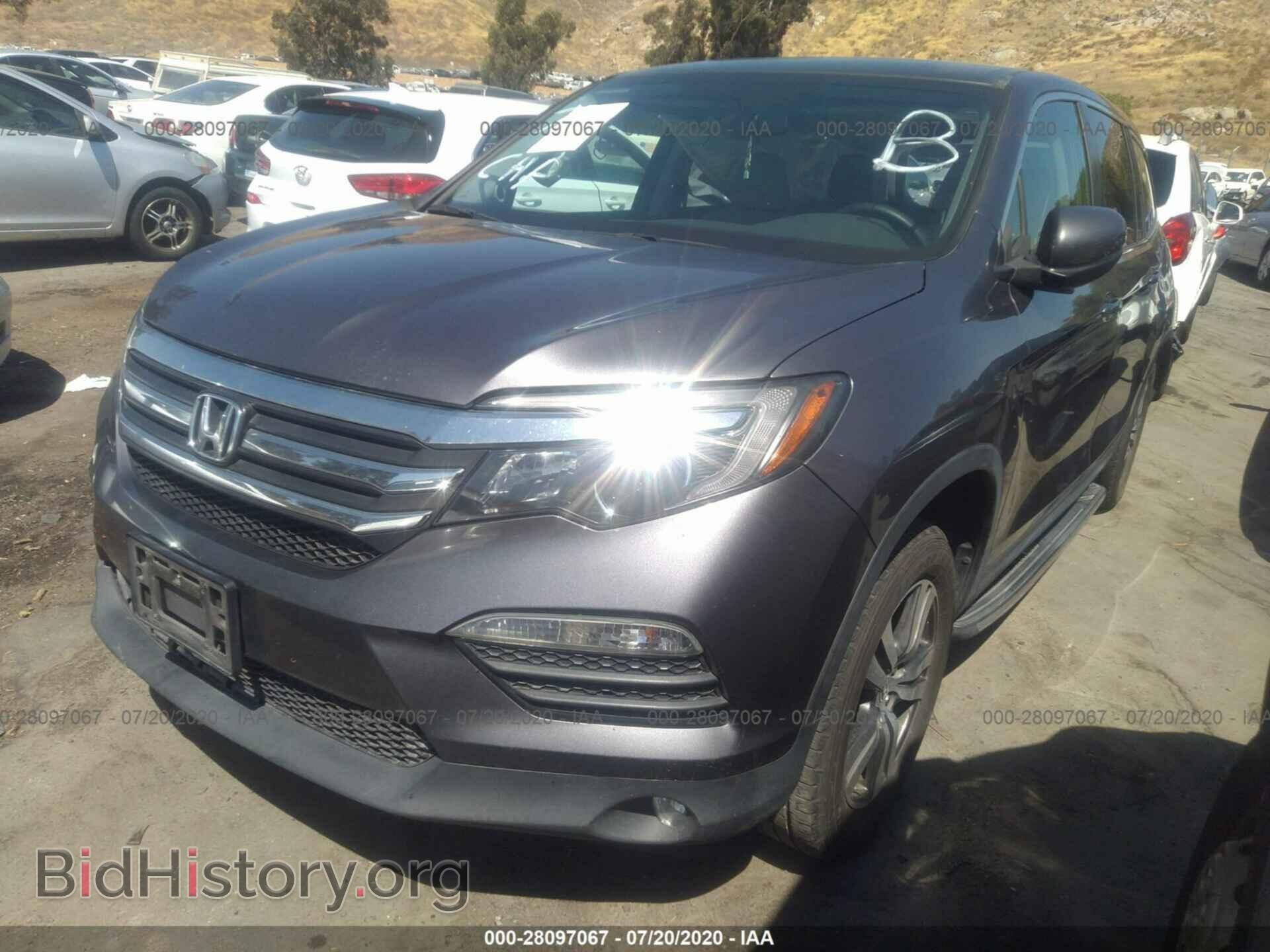 2016 HONDA PILOT - VIN: 5FNYF5H32GB021621 - Фото 2