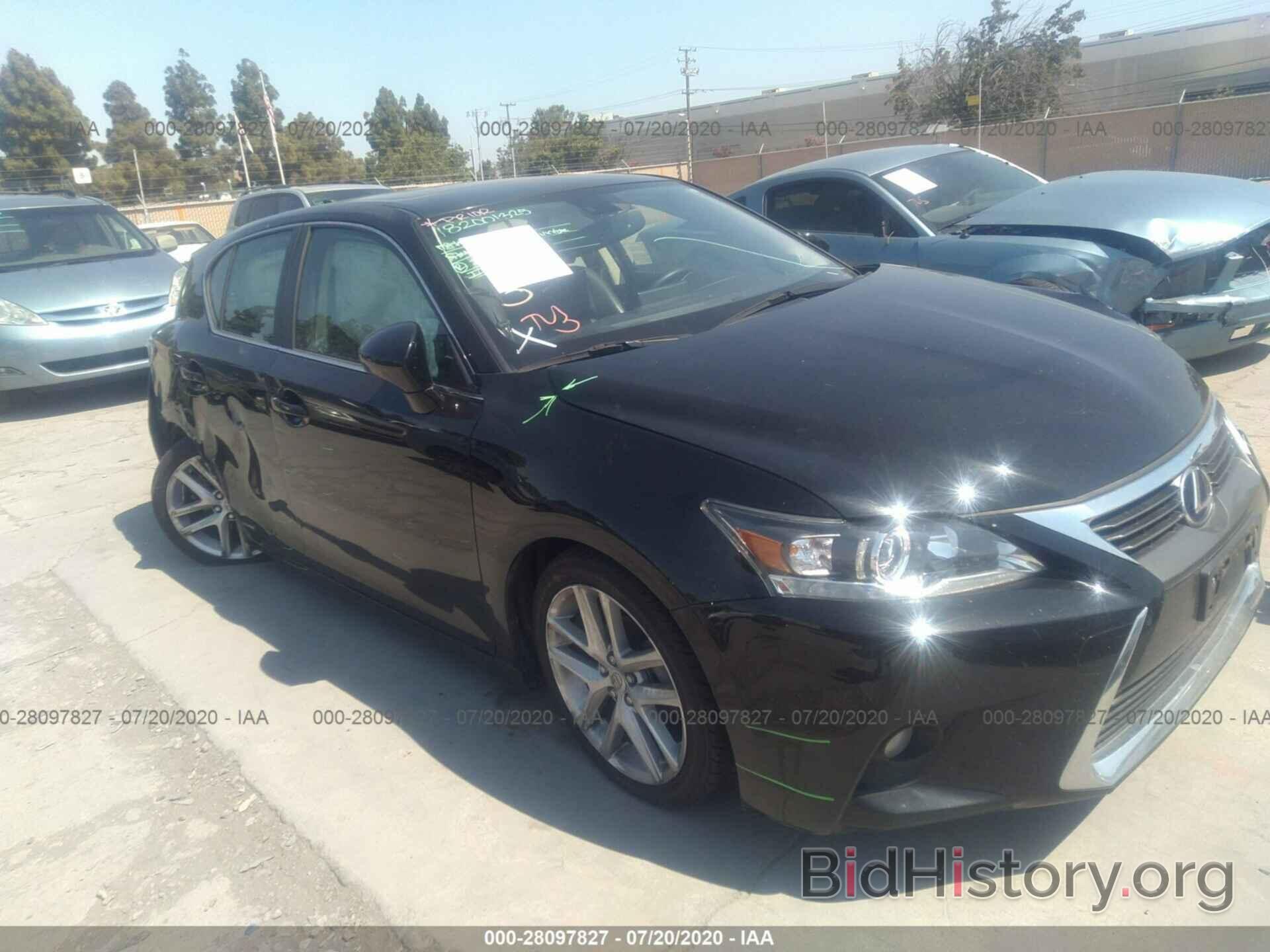 Photo JTHKD5BH2G2259616 - LEXUS CT 200H 2016