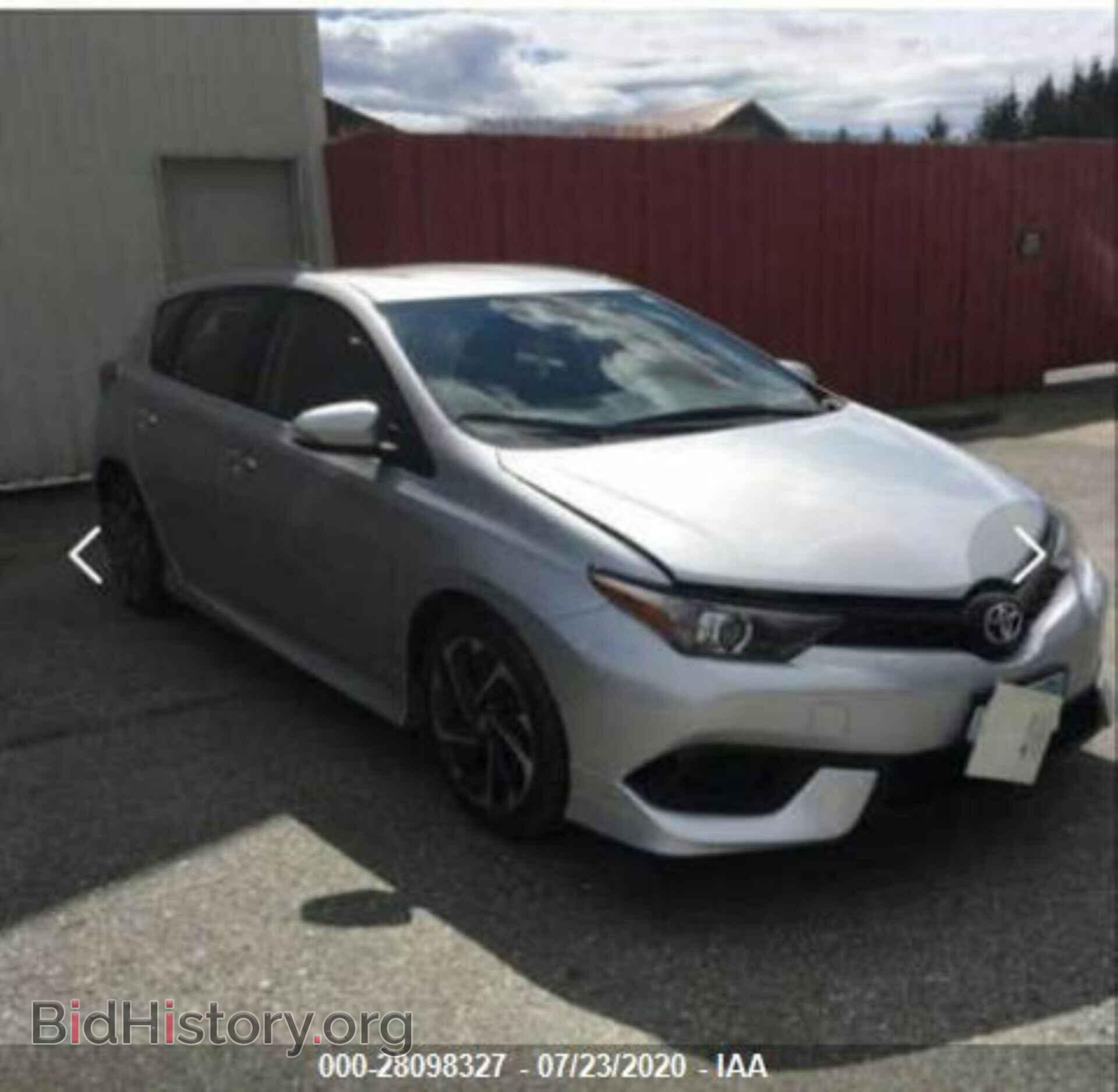 Фотография JTNKARJE7JJ558293 - TOYOTA COROLLA IM 2018