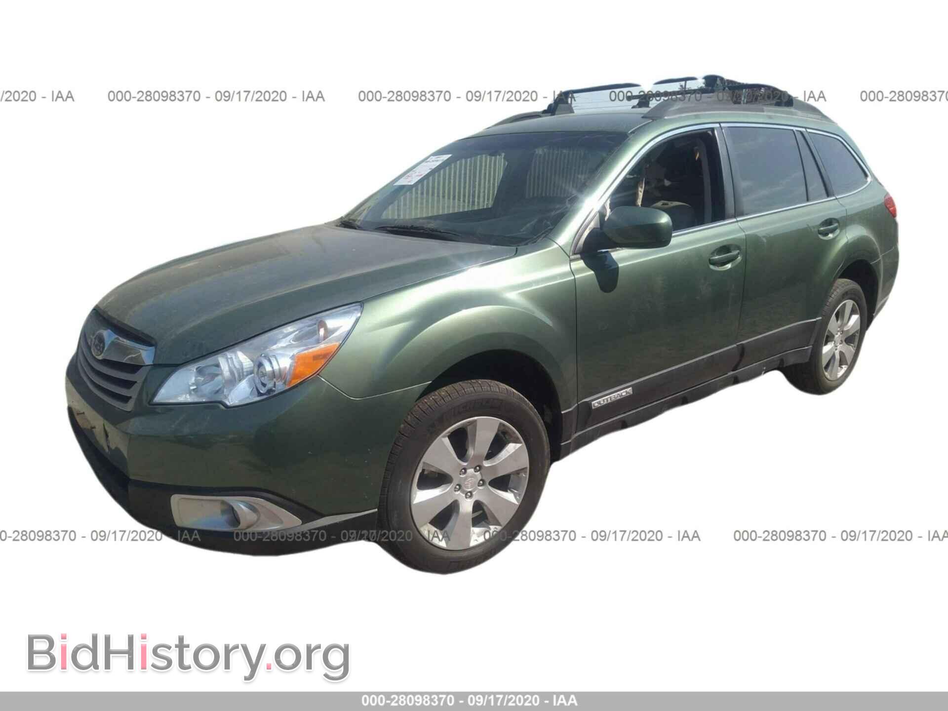 2012 SUBARU OUTBACK - VIN: 4S4BRBCC4C3234107 - Фото 2