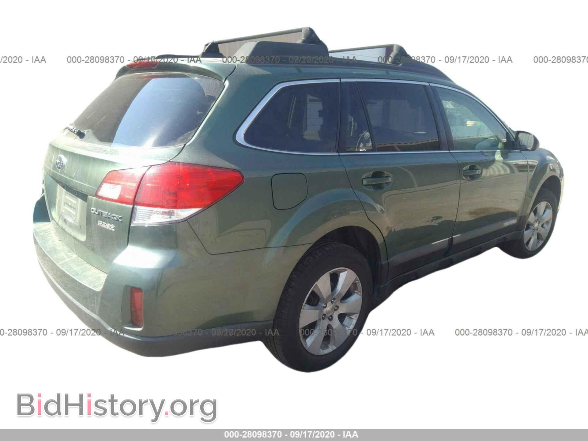 2012 SUBARU OUTBACK - VIN: 4S4BRBCC4C3234107 - Фото 4