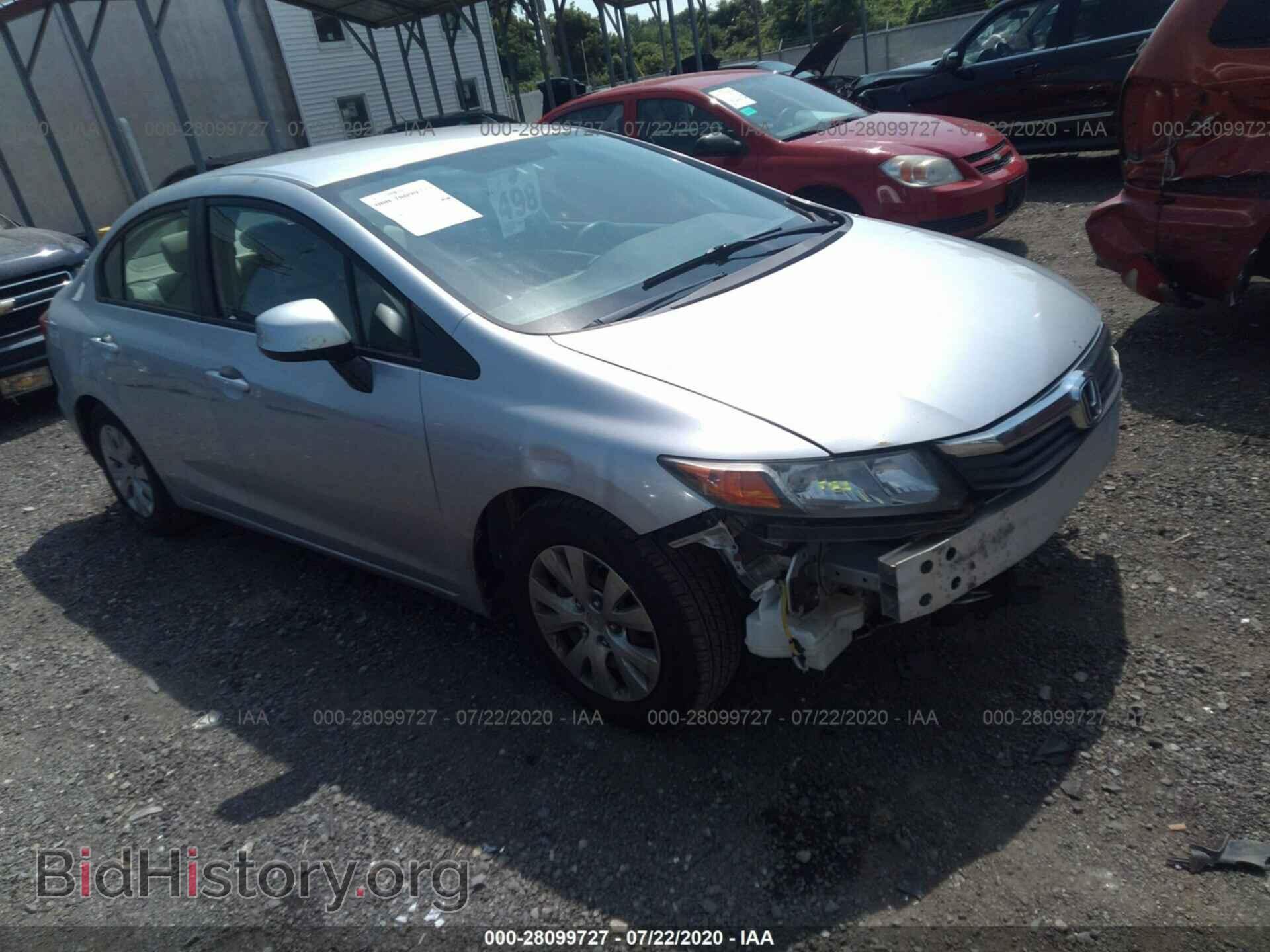 Фотография 2HGFB2F59CH315979 - HONDA CIVIC SDN 2012